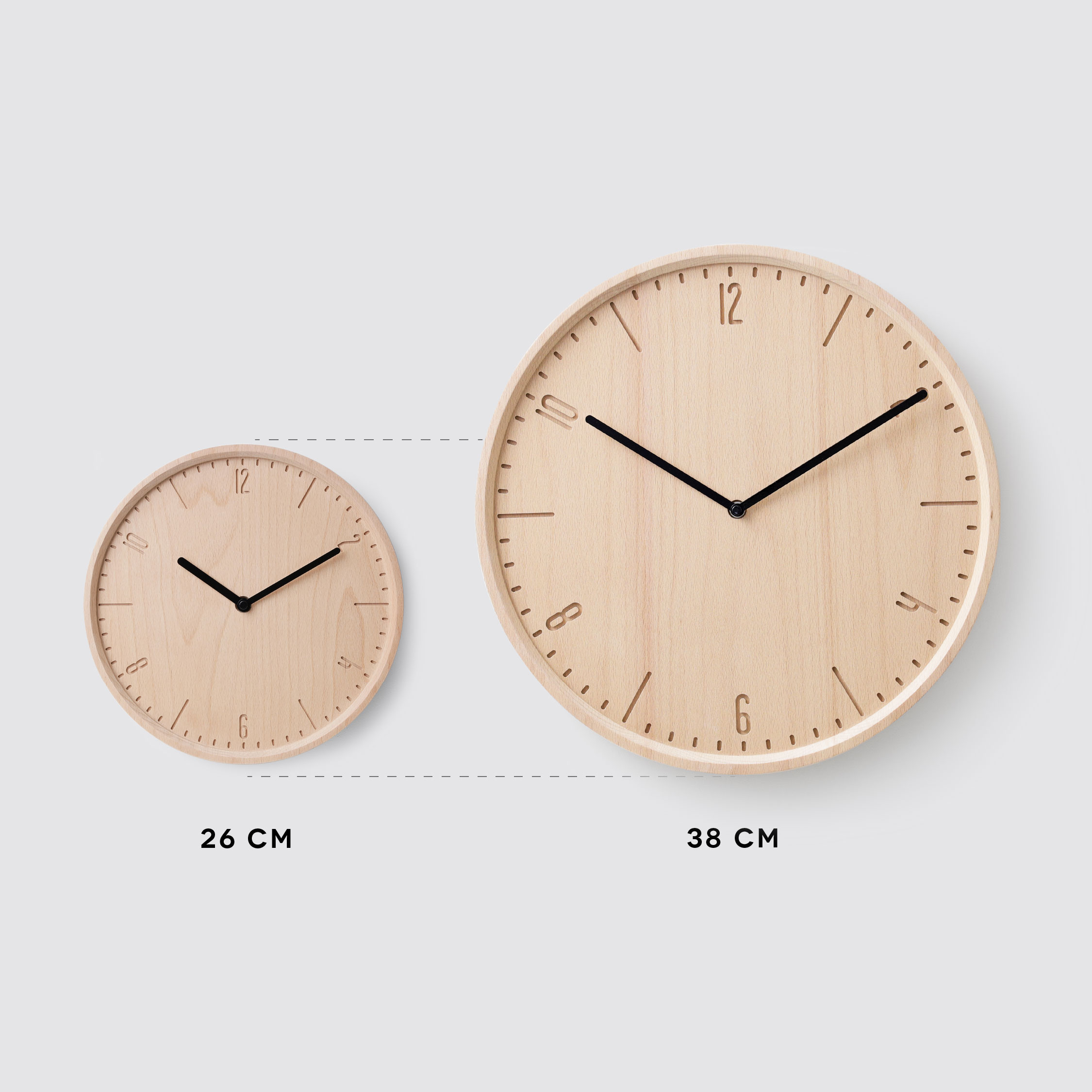 COBY-W 26 wall clock