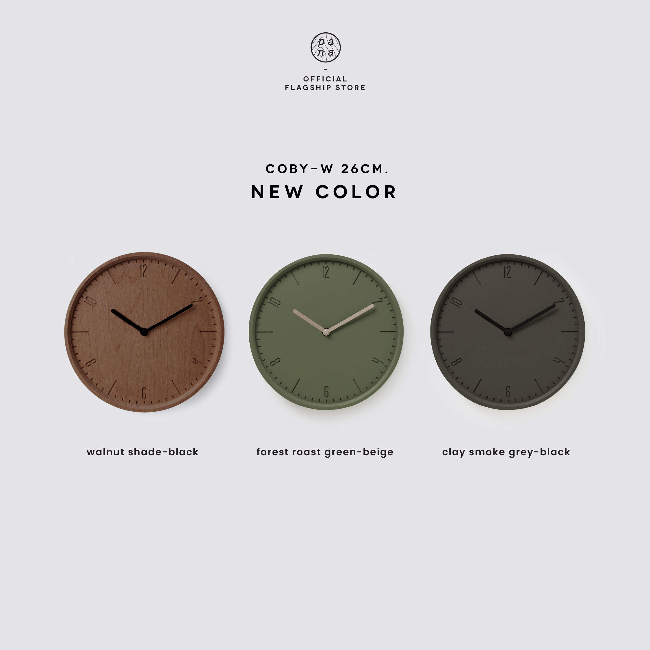 COBY-W 26 wall clock