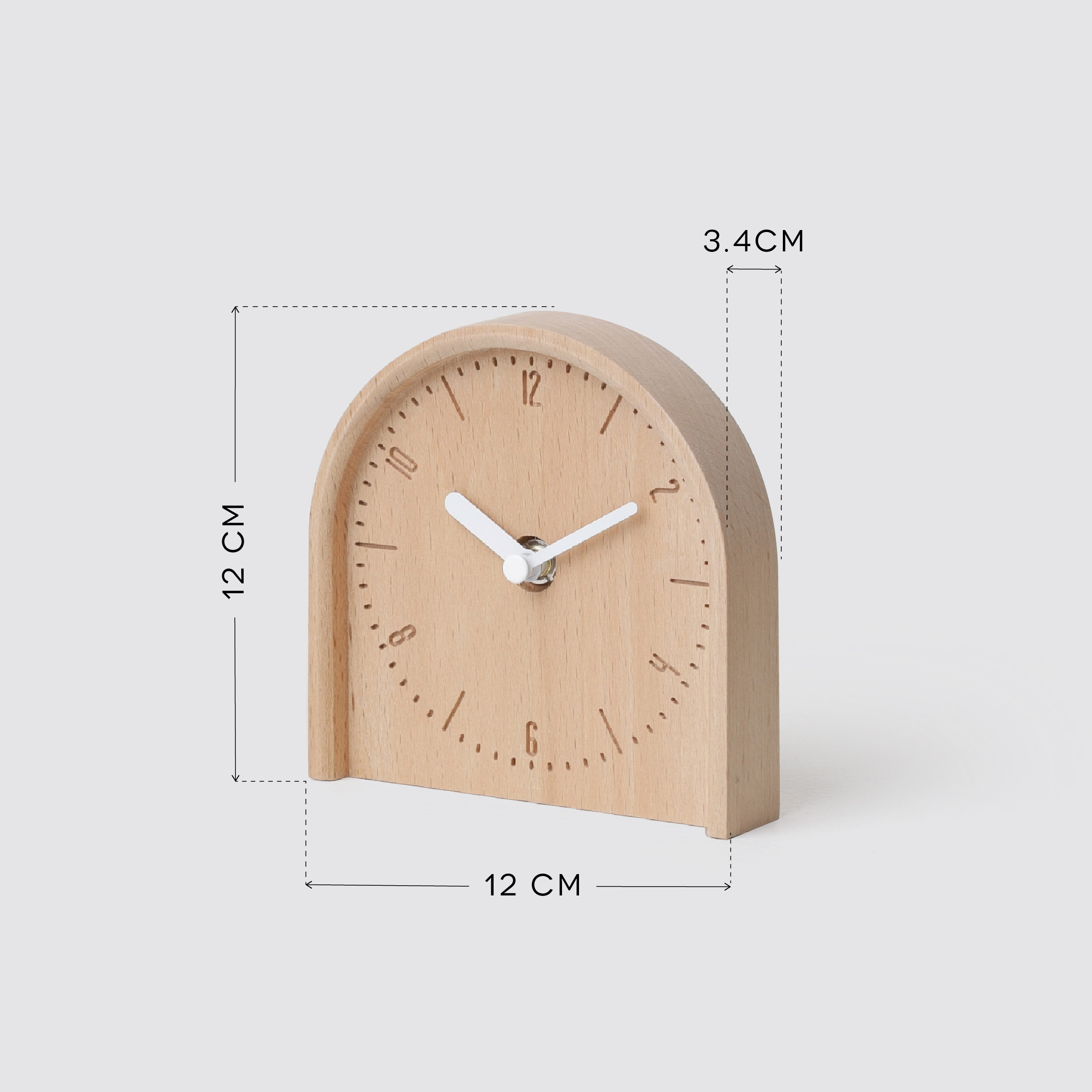 COBY-T 12 cm table & wall clock