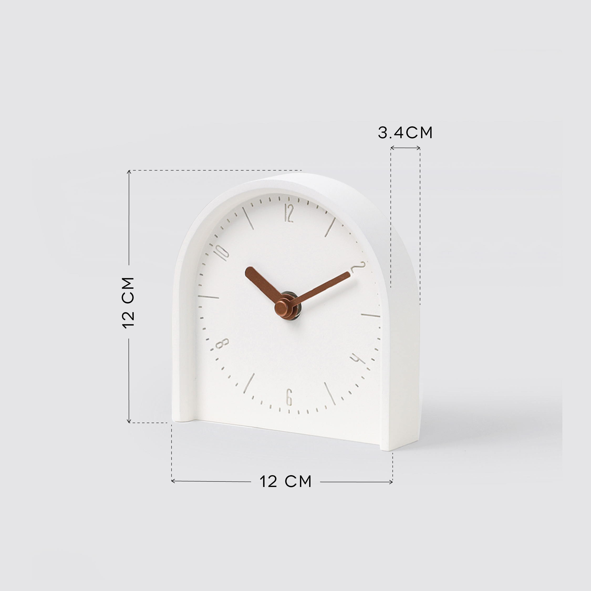 COBY-T 12 cm table & wall clock