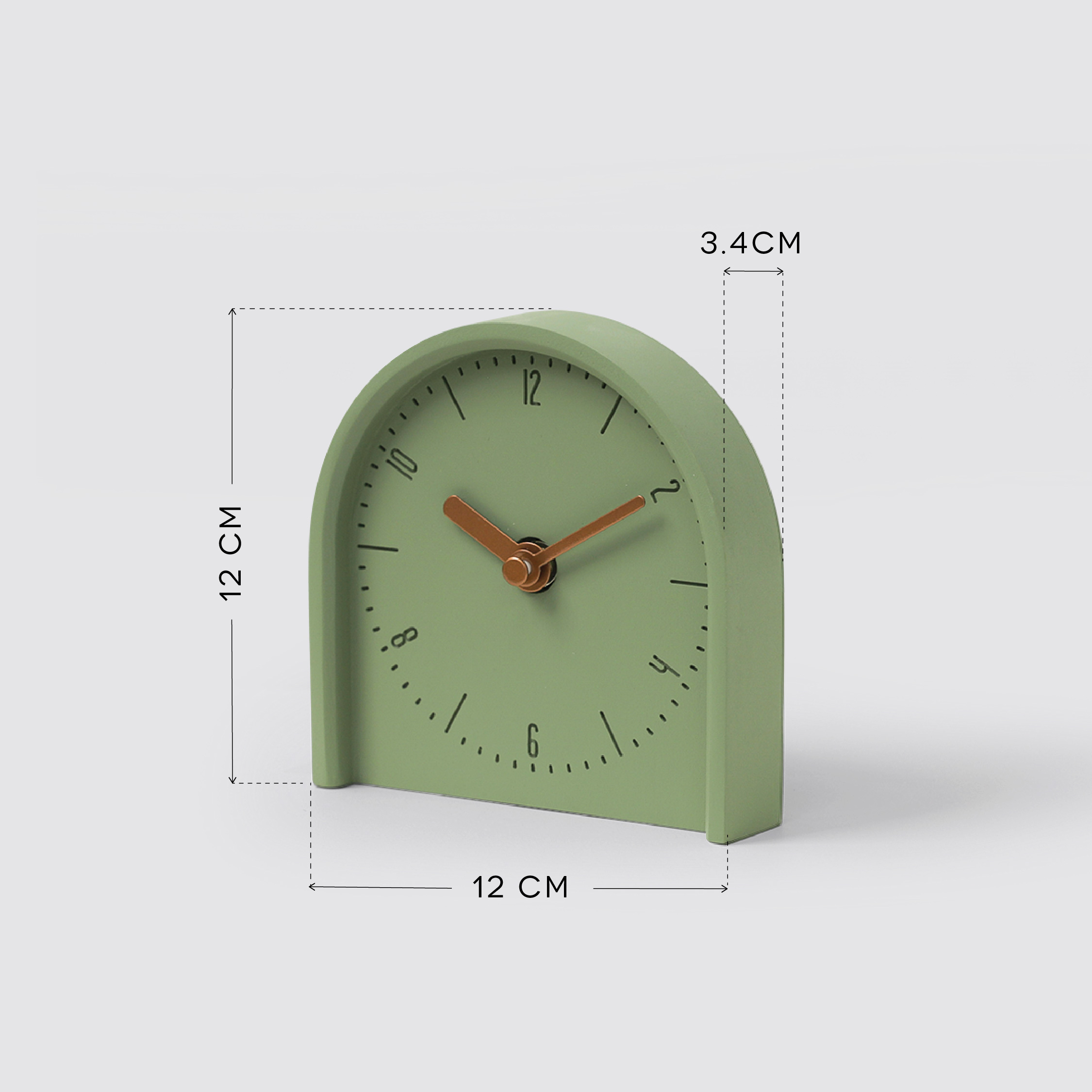 COBY-T 12 cm table & wall clock