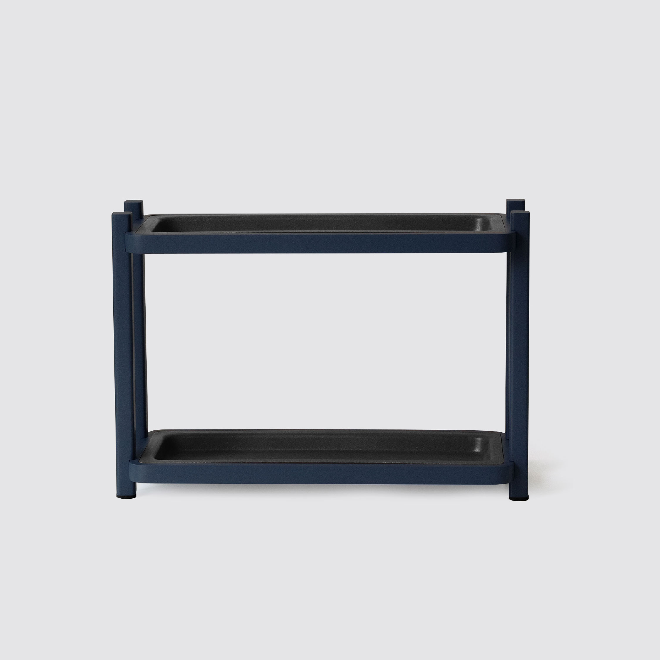 SIMON-Navy Blue body| Tray: Dark Grey+Dark Grey | desktop shelf