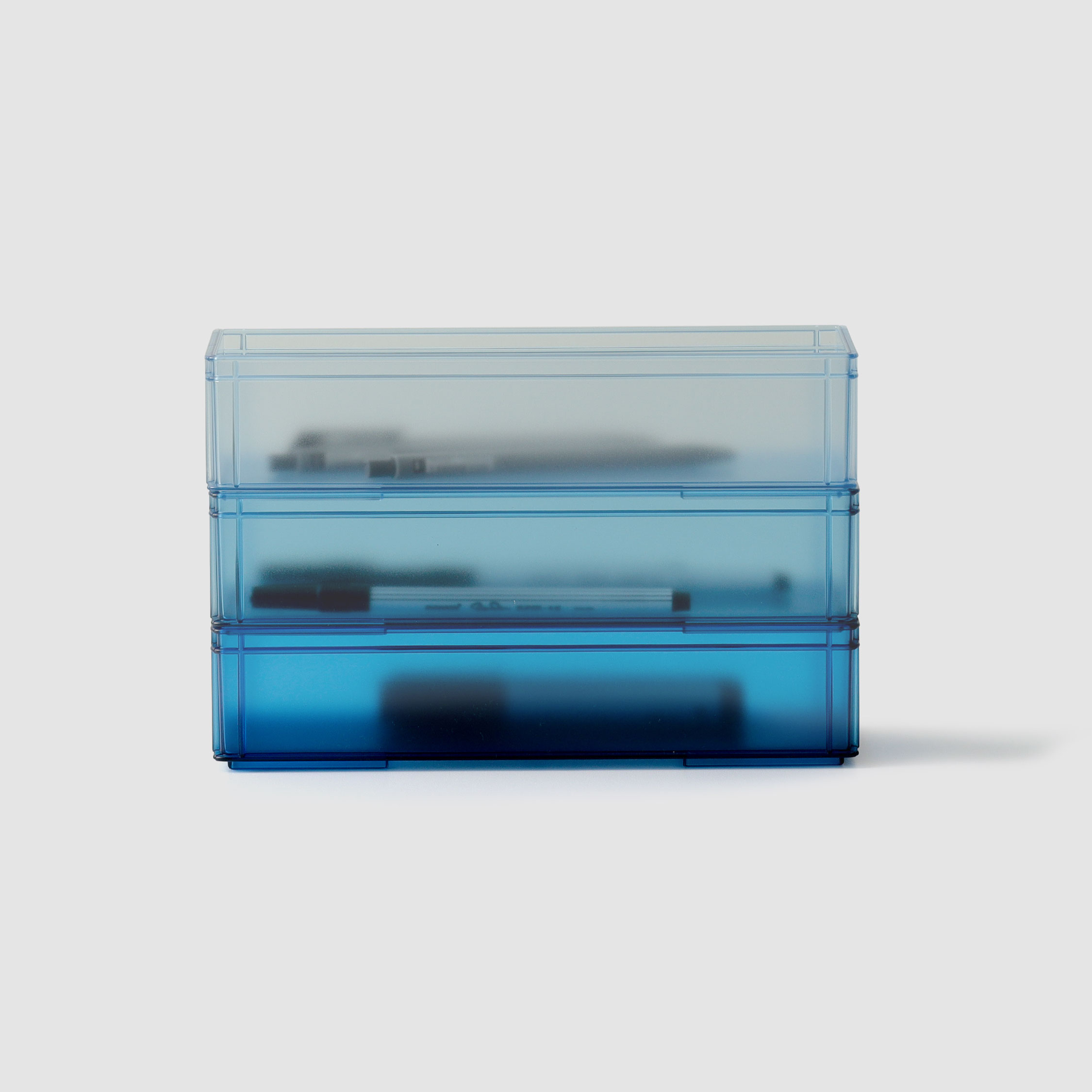 NNIK I  Blue Stackable I storage Box