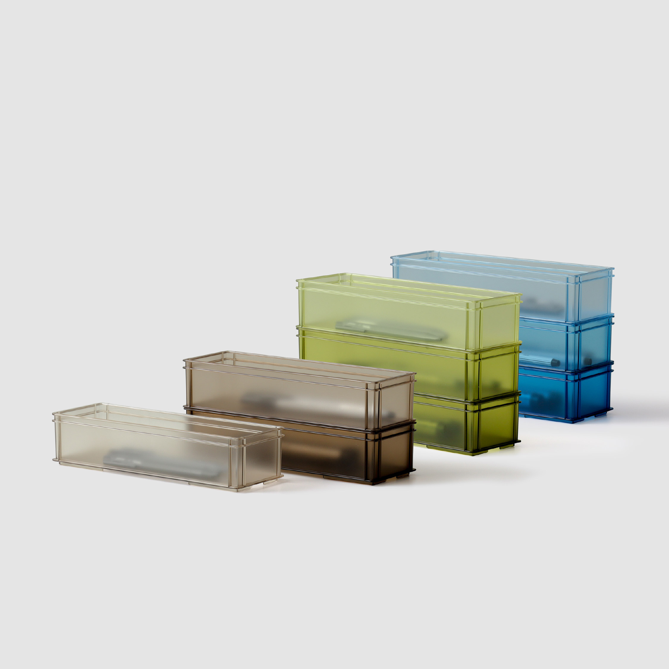 NNIK I  Blue Stackable I storage Box