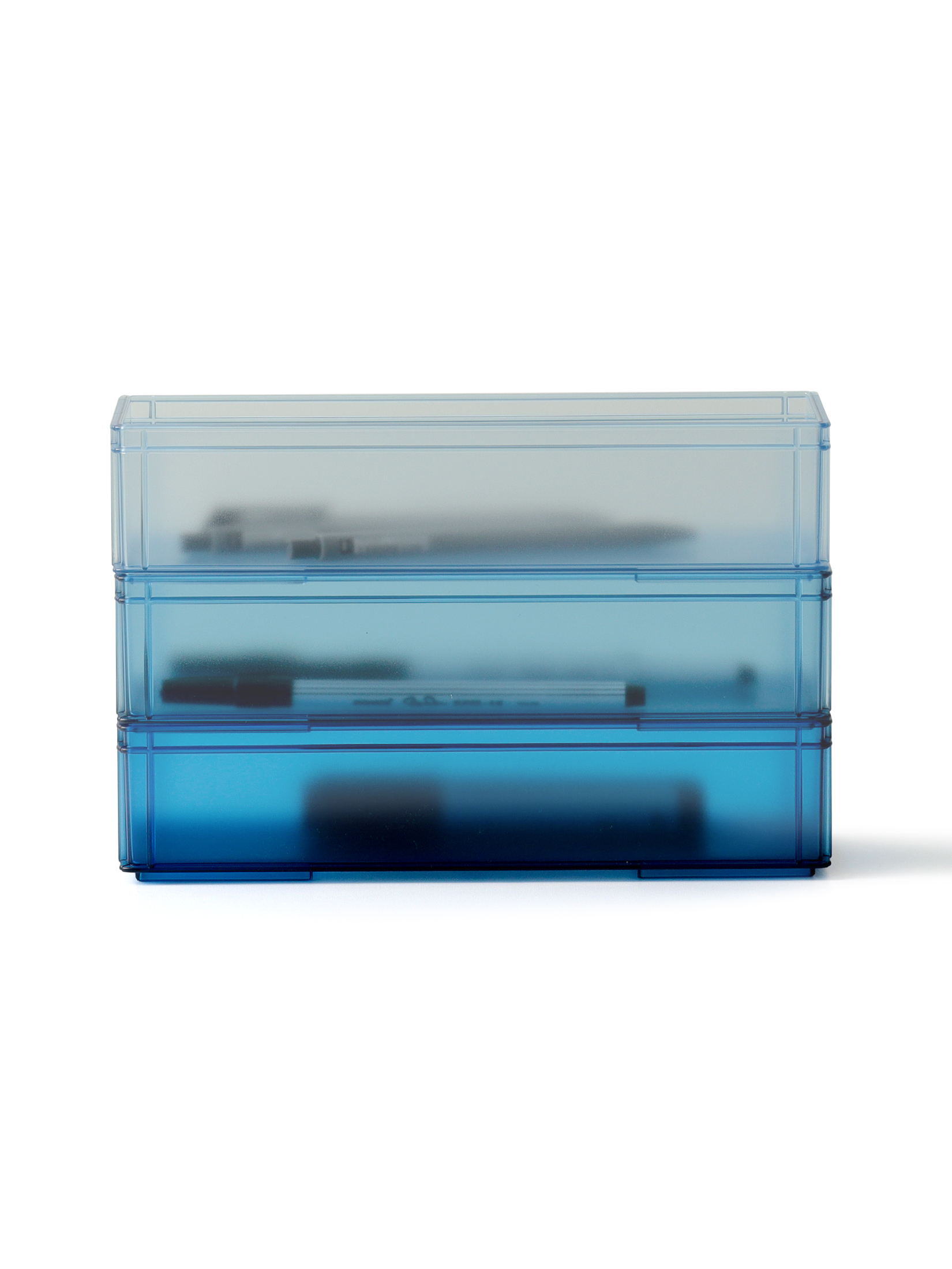 NNIK I  Blue Stackable I storage Box