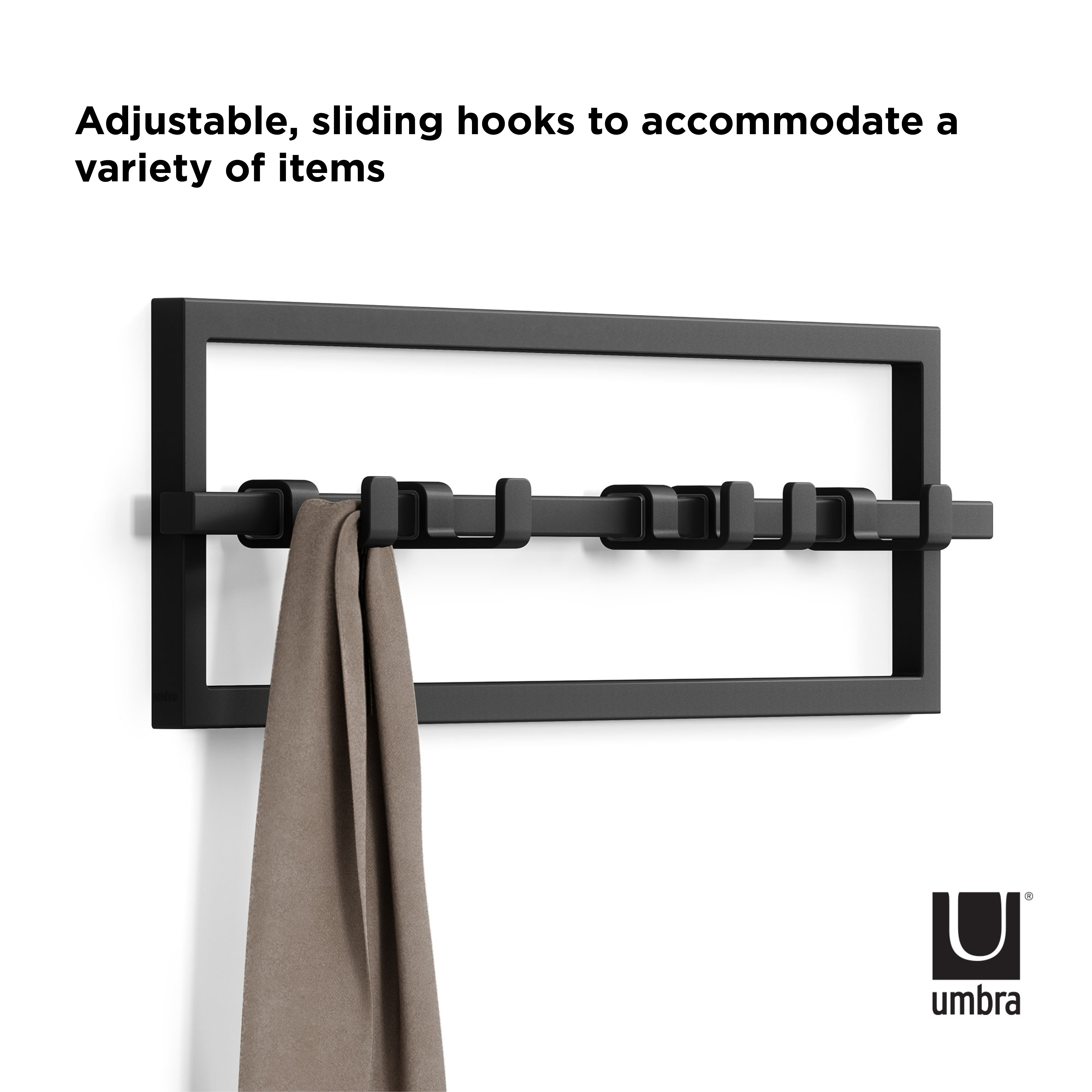 UMBRA CUBIKO 5 HOOK BLACK