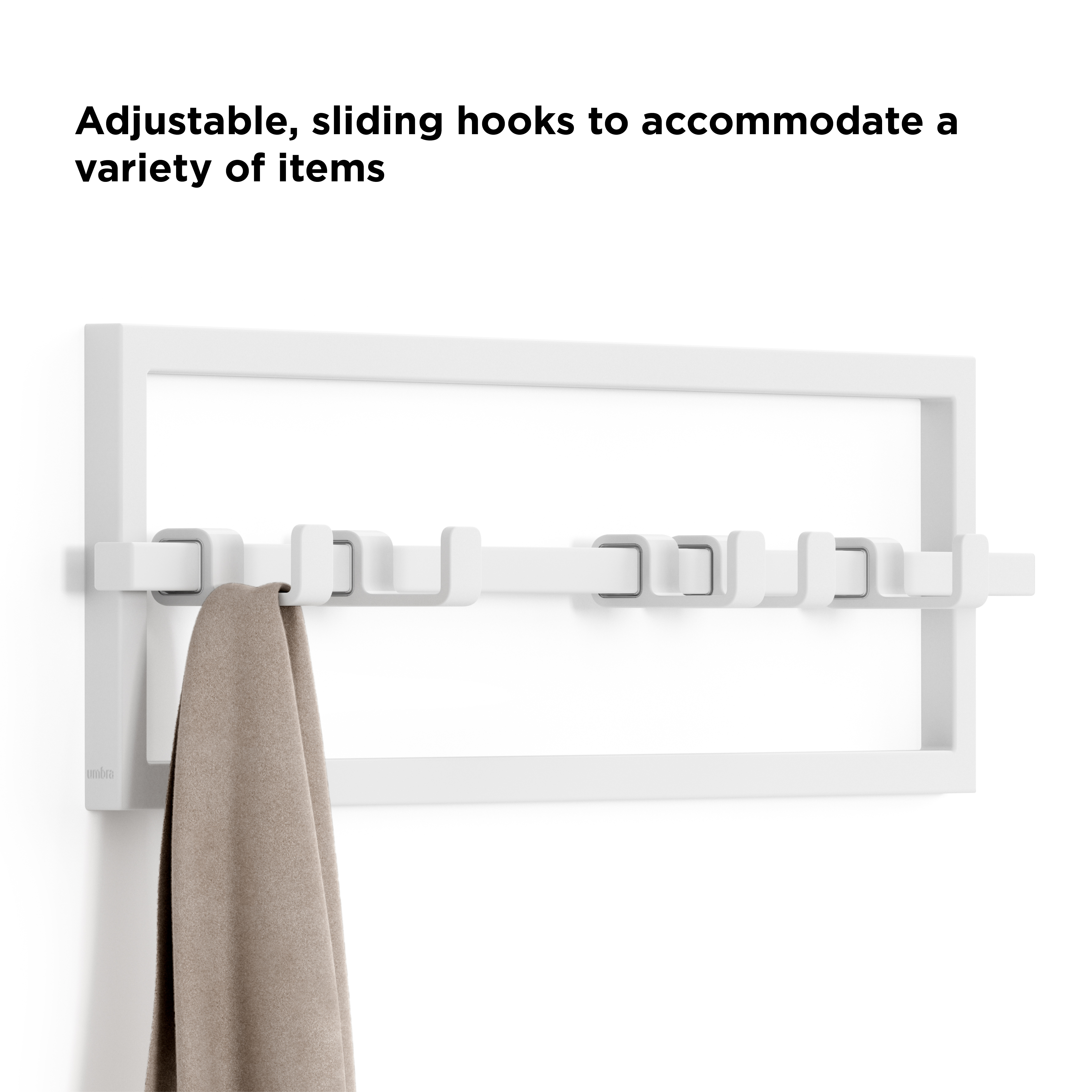 UMBRA CUBIKO 5 HOOK WHITE