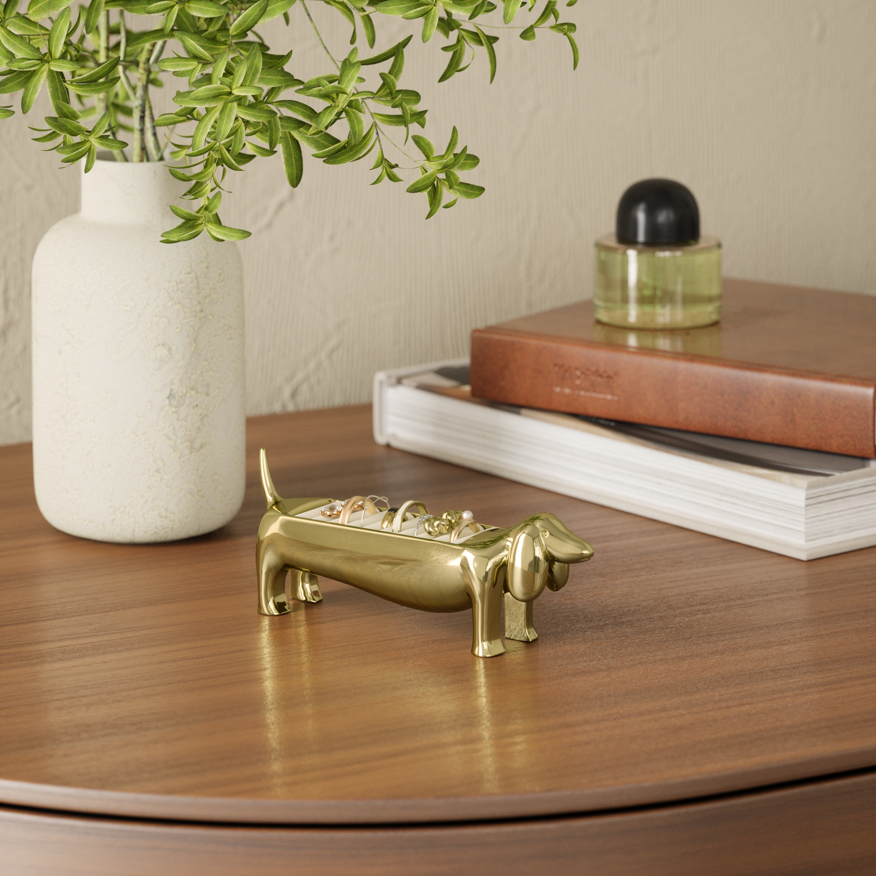 Umbra DACHSIE RING HOLDER BRASS