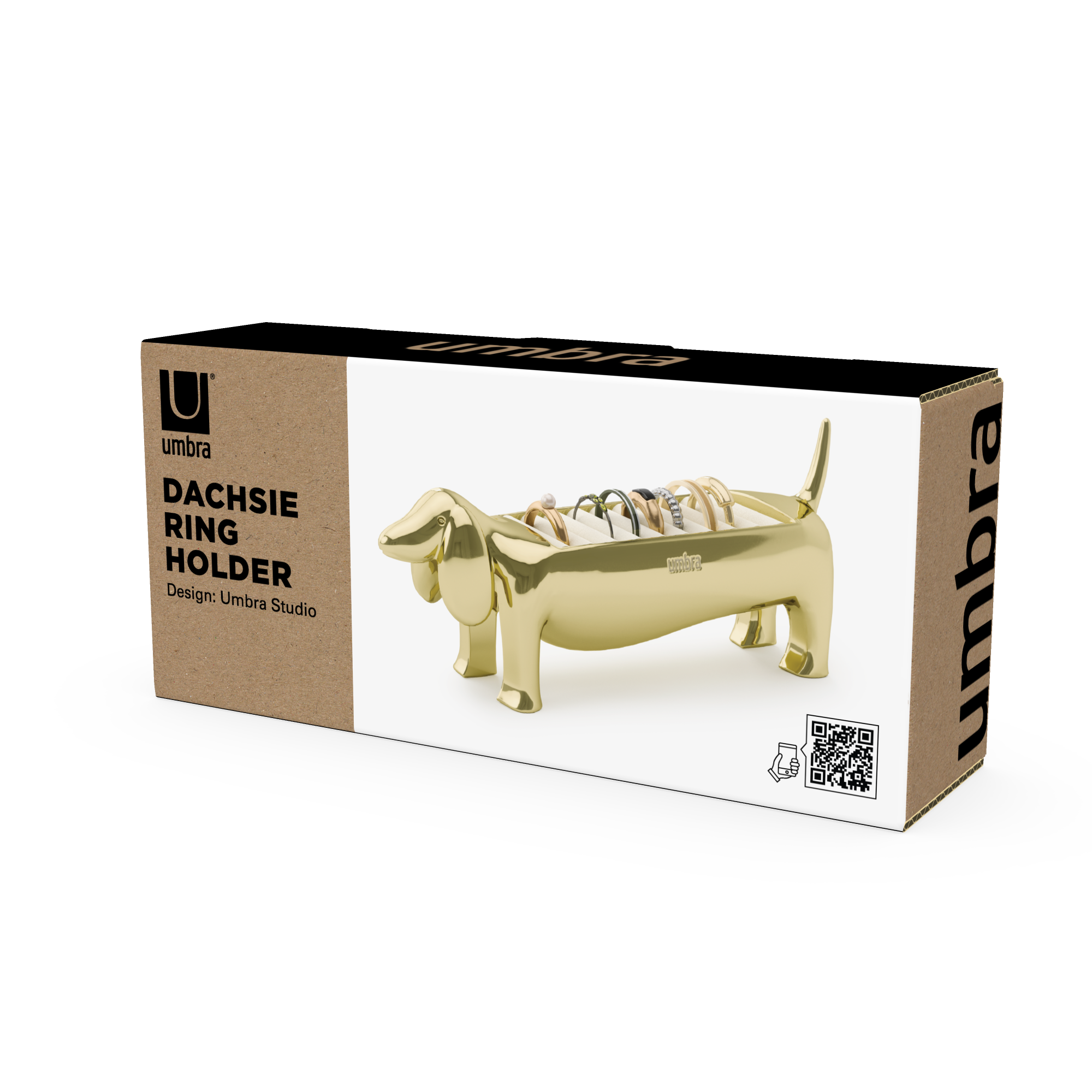Umbra DACHSIE RING HOLDER BRASS