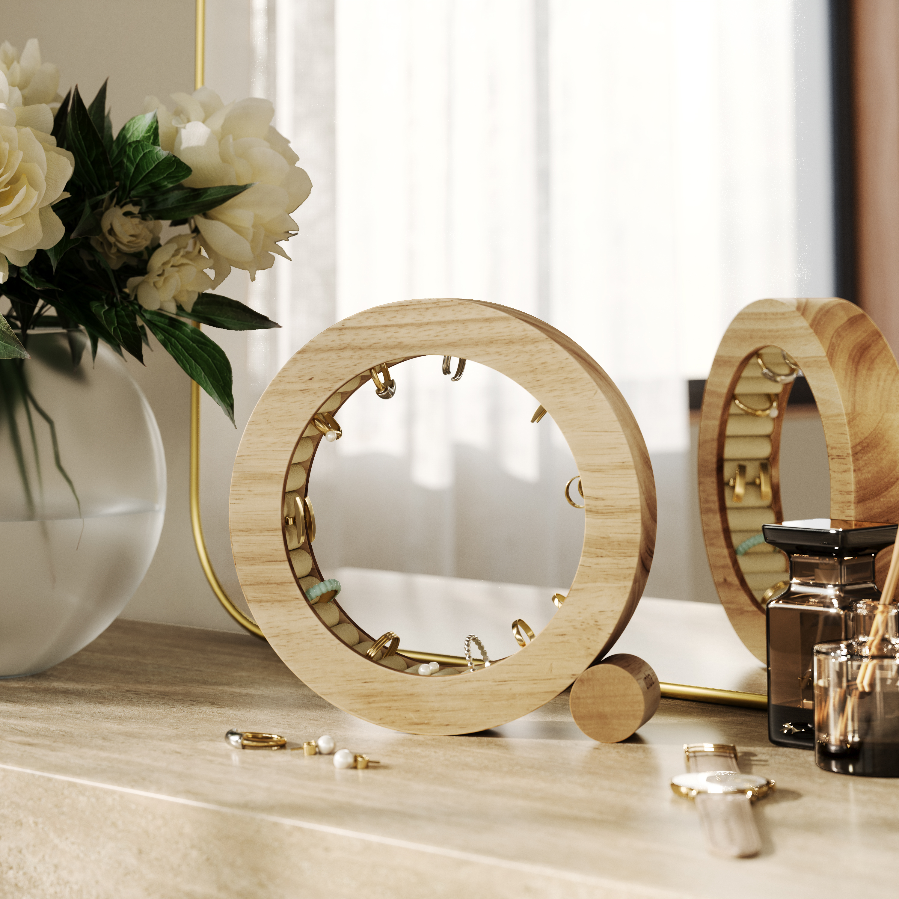 Umbra FERRIS JEWELRY ORGANIZER NATURAL