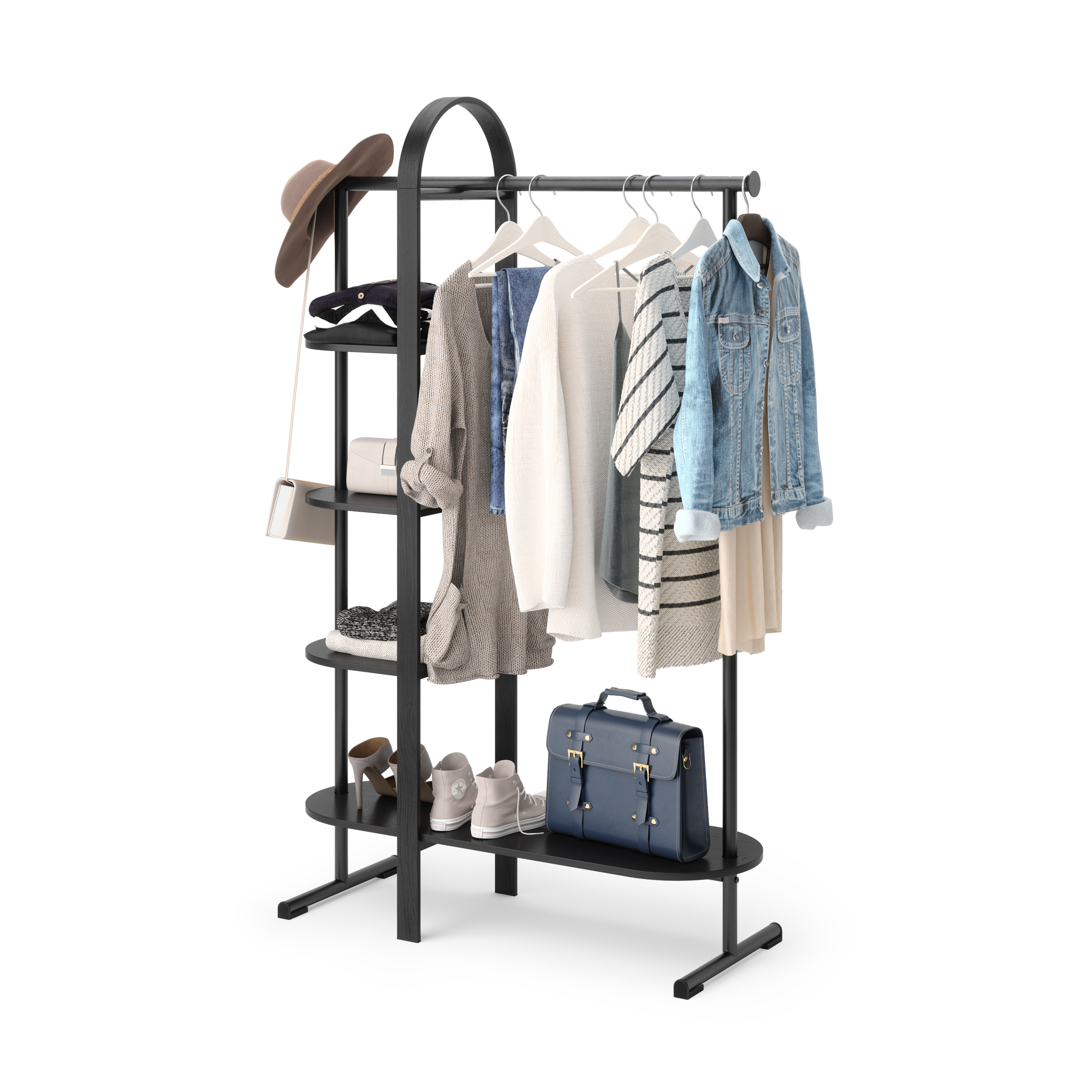 UMBRA BELLWOOD GARMENT RACK BLACK