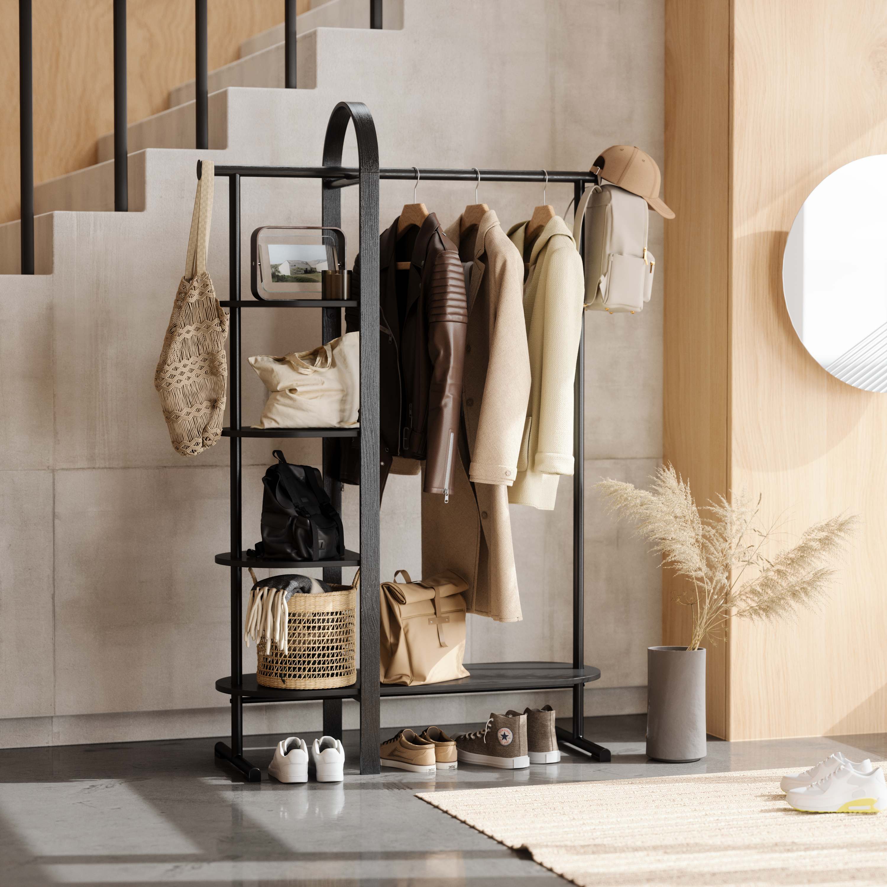 Umbra BELLWOOD GARMENT RACK BLACK