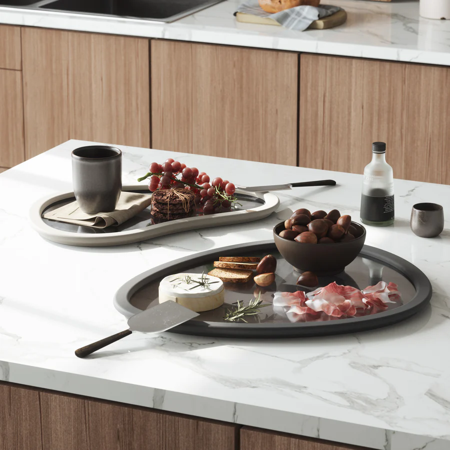 UMBRA HUB SERVING TRAYS, SET OF 2
