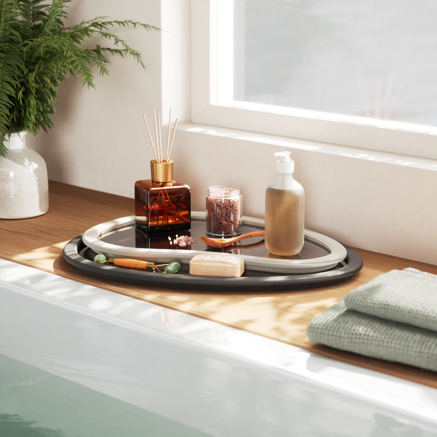 UMBRA HUB SERVING TRAYS, SET OF 2