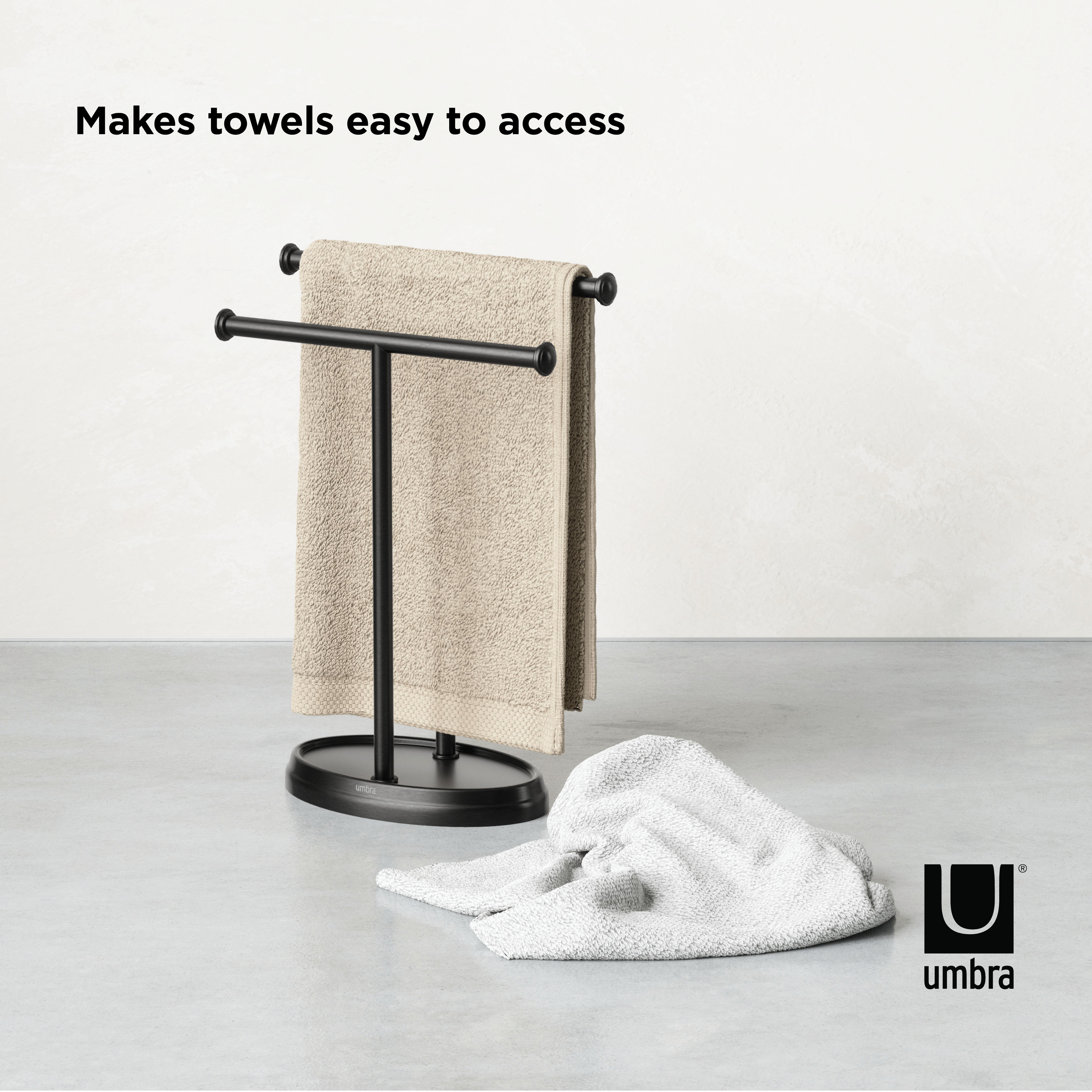 UMBRA PALM TOWEL TREE KD BLACK