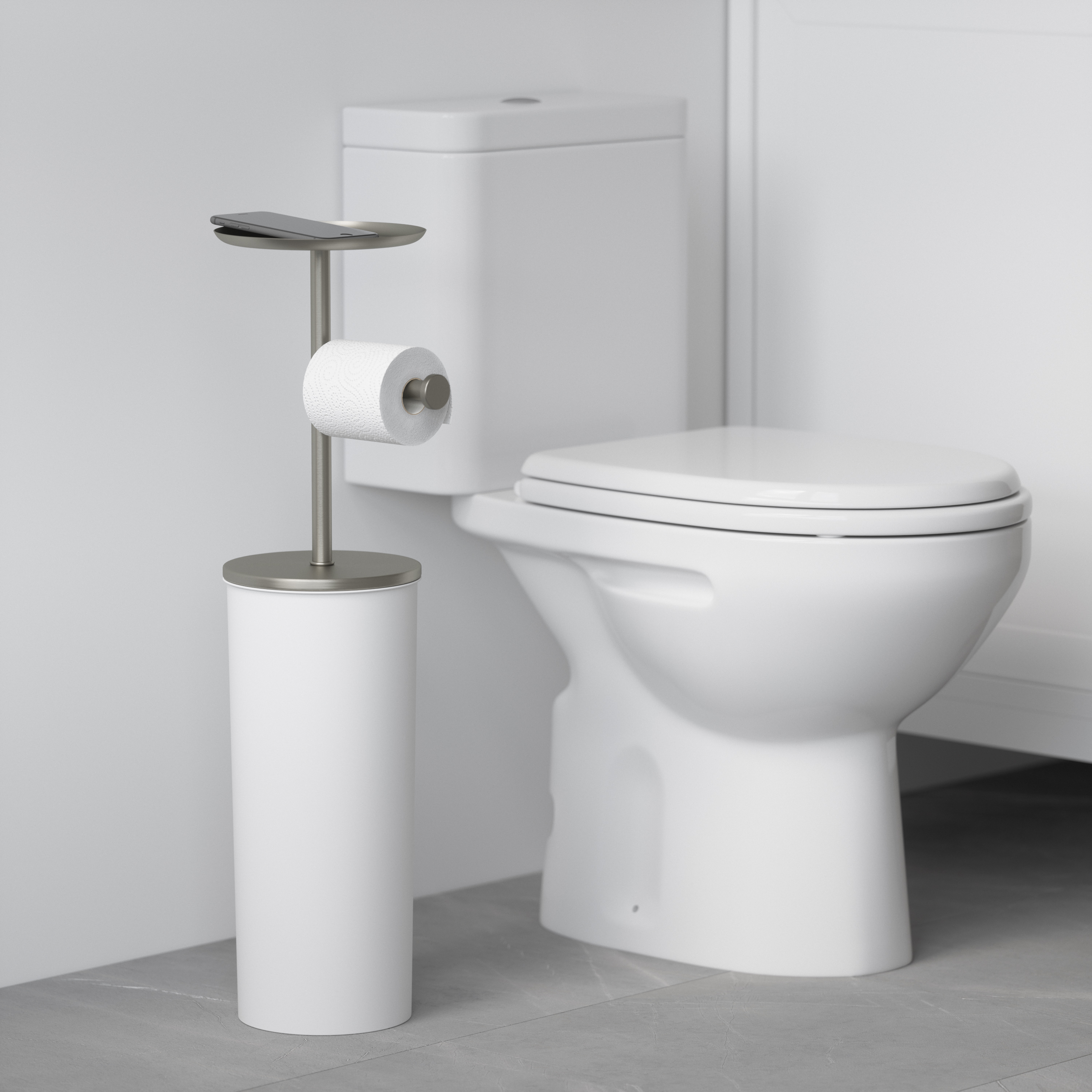 UMBRA Portaloo TP Stand WH/NK