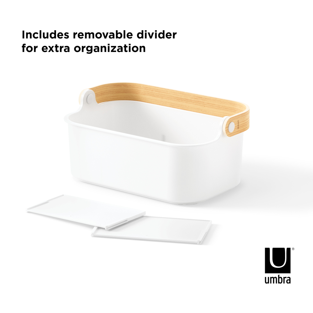 PXUB: Umbra BELLWOOD BIN 11x7 WHT/NAT