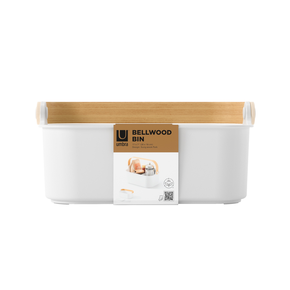 PXUB: Umbra BELLWOOD BIN 11x7 WHT/NAT