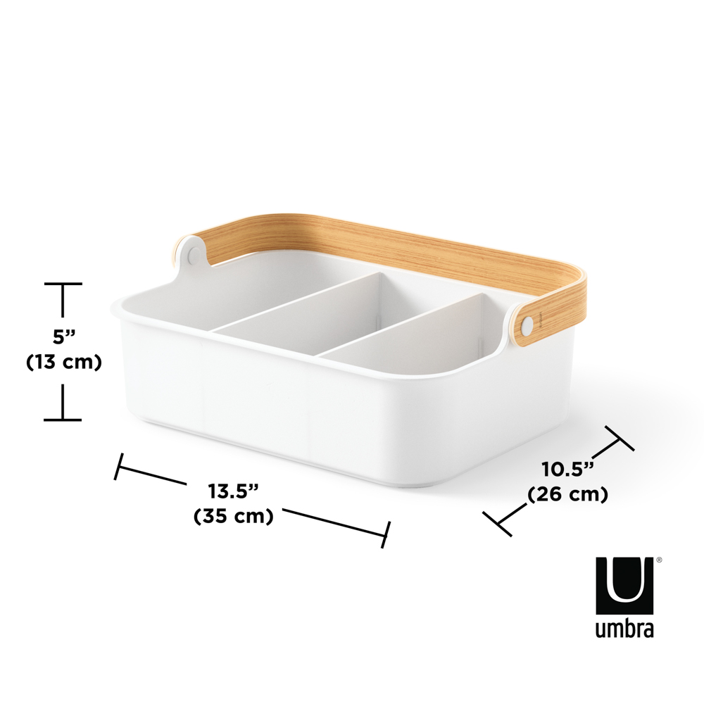 PXUB: Umbra BELLWOOD BIN 14x10 WHT/NAT