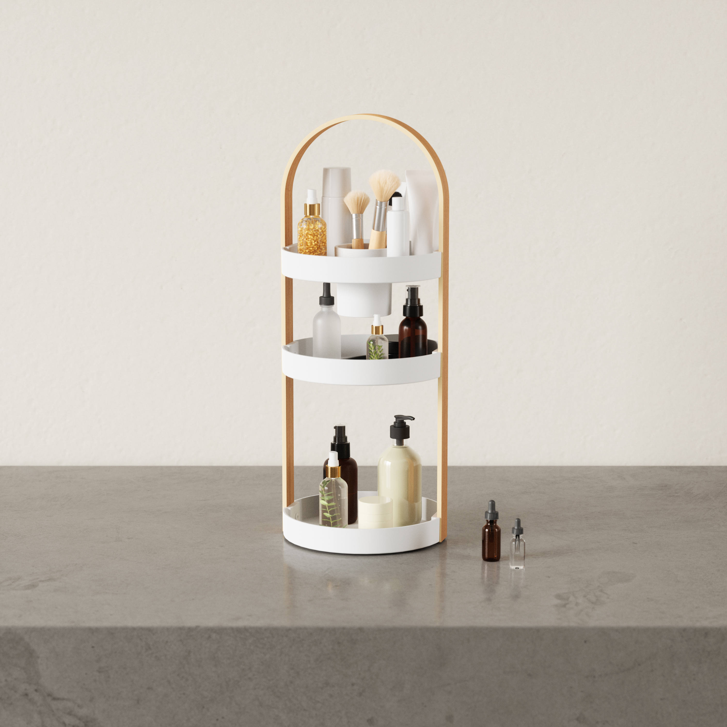PXUB: Umbra BELLWOOD ORGANIZER WHT/NAT