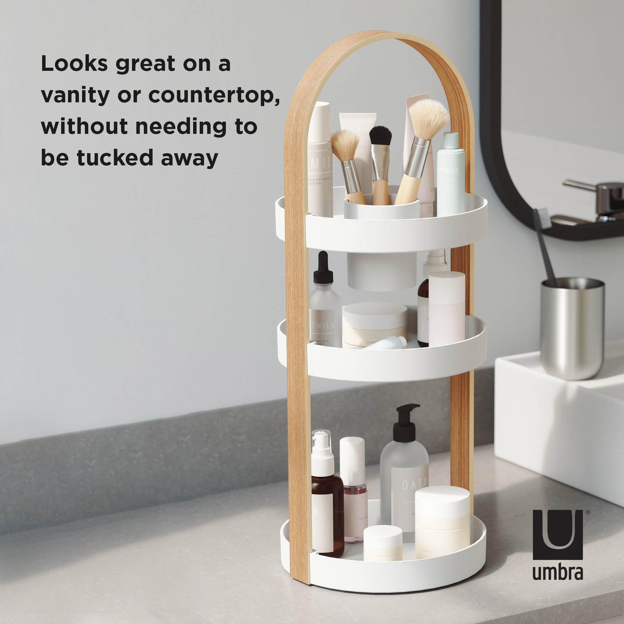 PXUB: Umbra BELLWOOD ORGANIZER WHT/NAT
