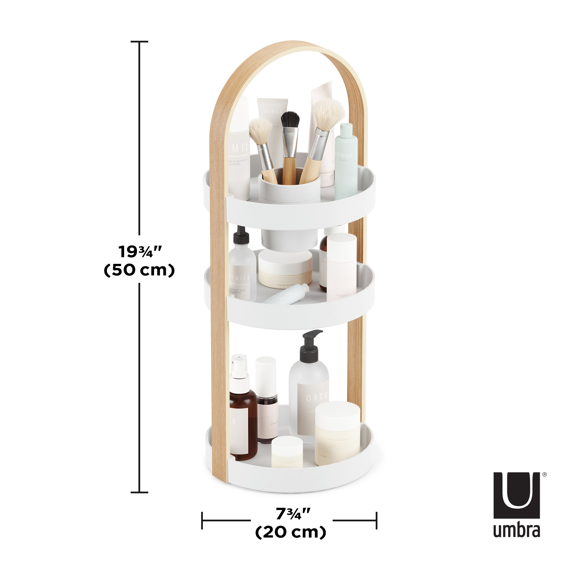 PXUB: Umbra BELLWOOD ORGANIZER WHT/NAT