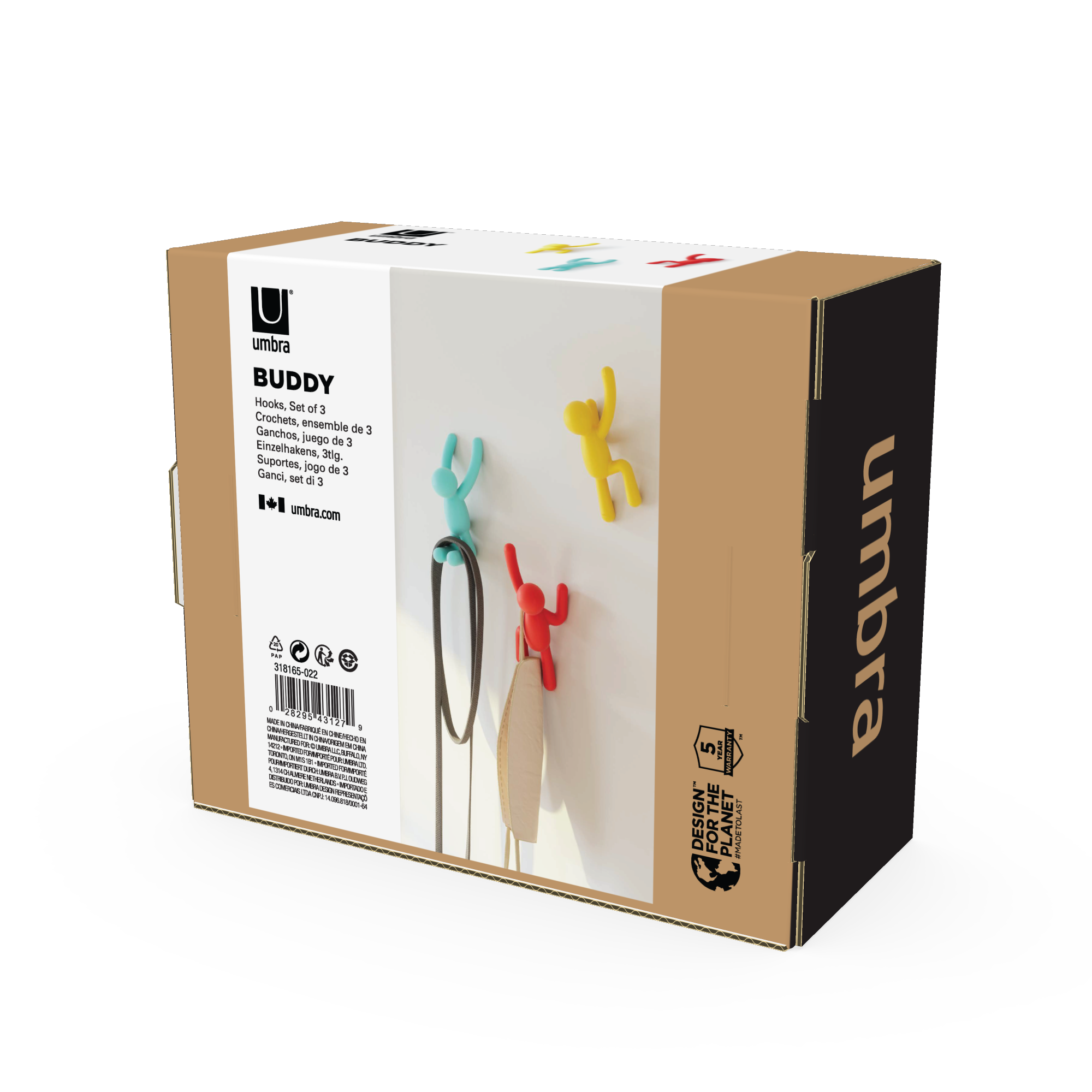 PXUB: Umbra BUDDY HOOK (3) ASST