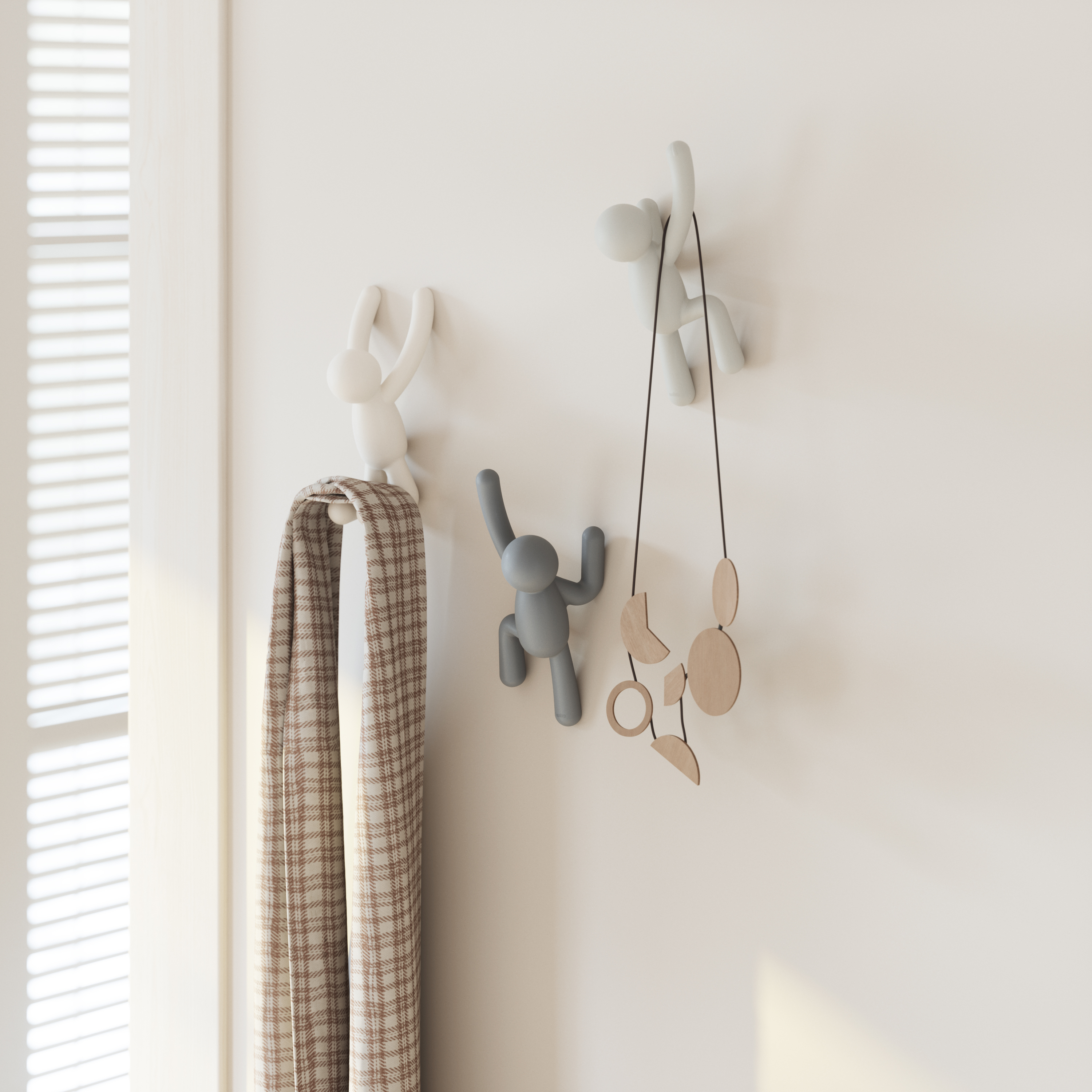 PXUB: Umbra BUDDY HOOK (3) Assorted Colour #2