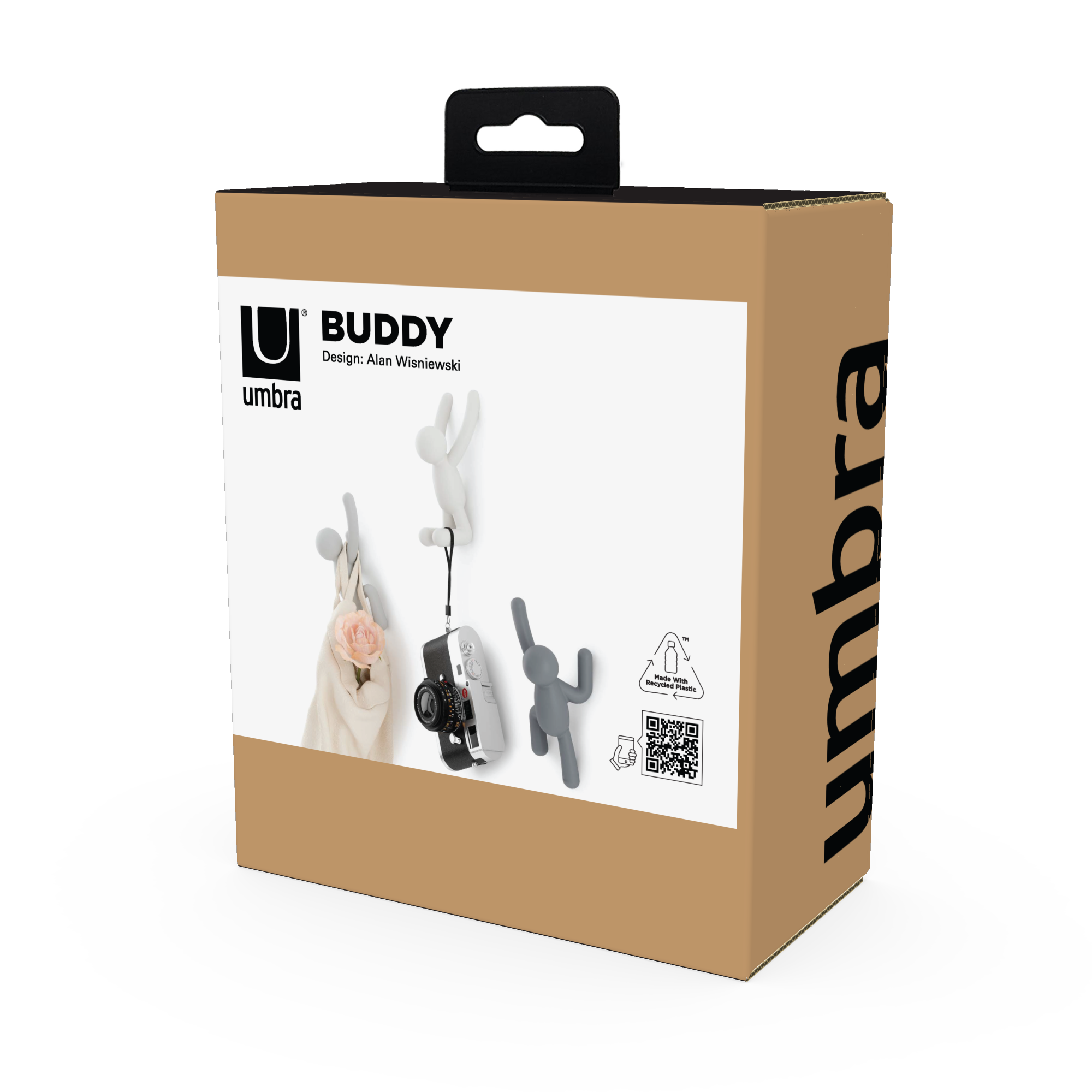 PXUB: Umbra BUDDY HOOK (3) Assorted Colour #2