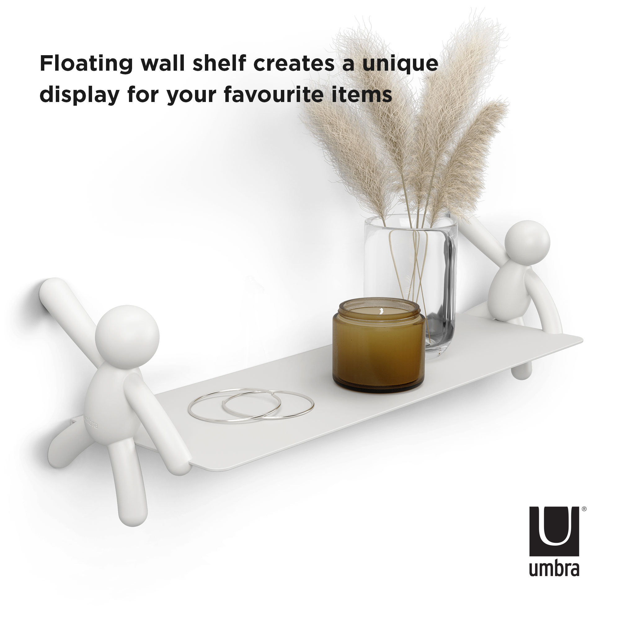 PXUB: Umbra BUDDY SHELF WHITE