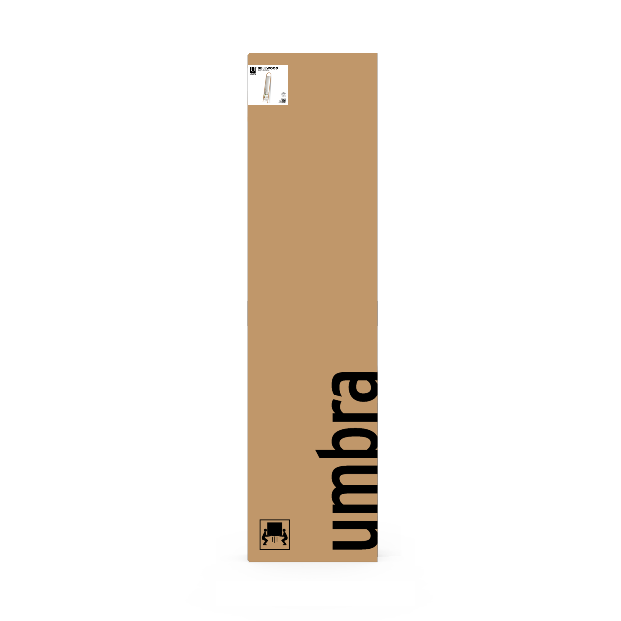 PXUB: Umbra BELLWOOD LEANING MIRROR l Natural l