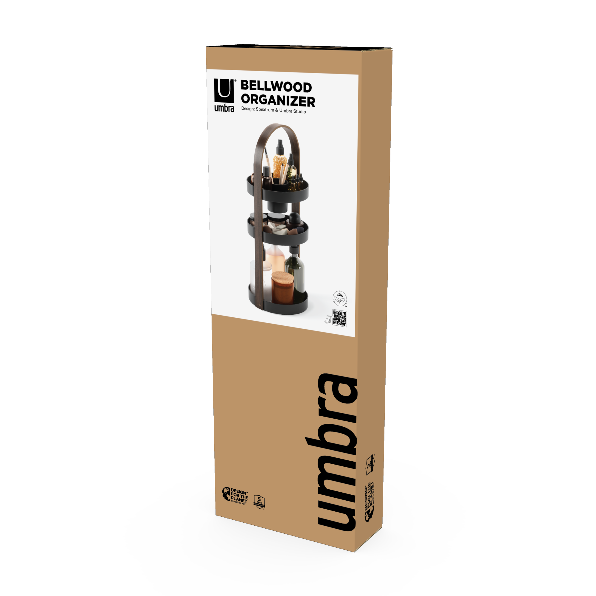 PXUB : Umbra BELLWOOD ORGANIZER l Black/Walnut l