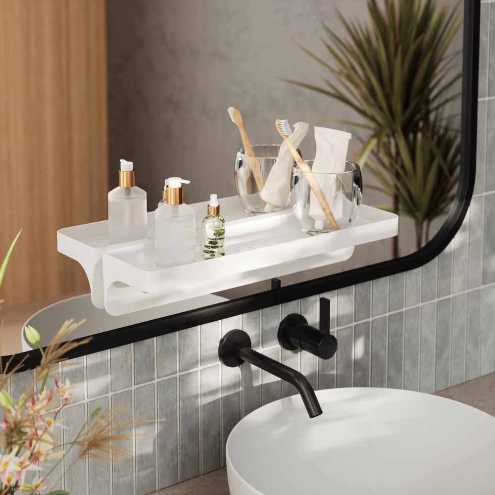 PXUB: Umbra FLEX SURE-LOCK SHELF WHITE