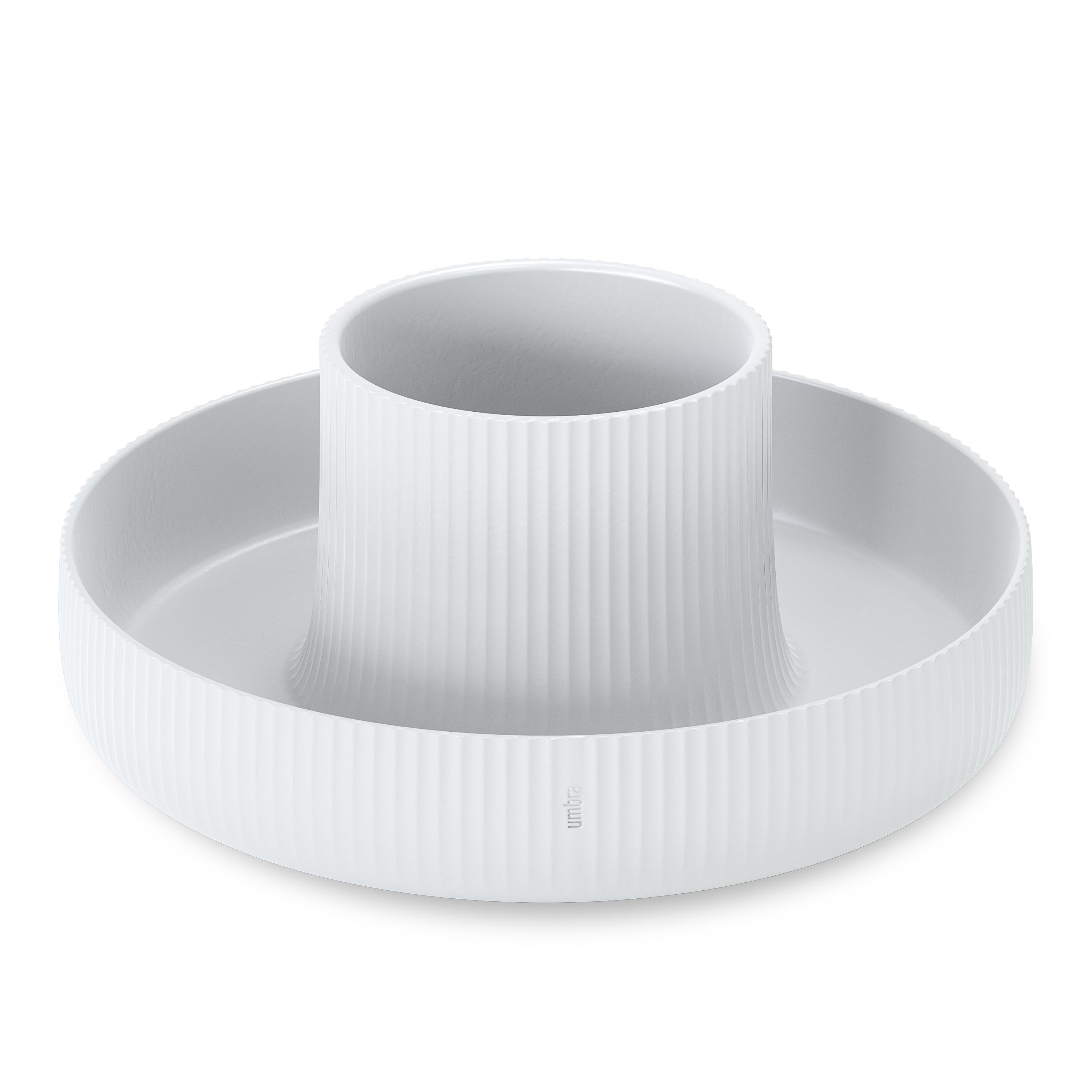 PXUB: Umbra FOUNTAIN PLANTER WHITE