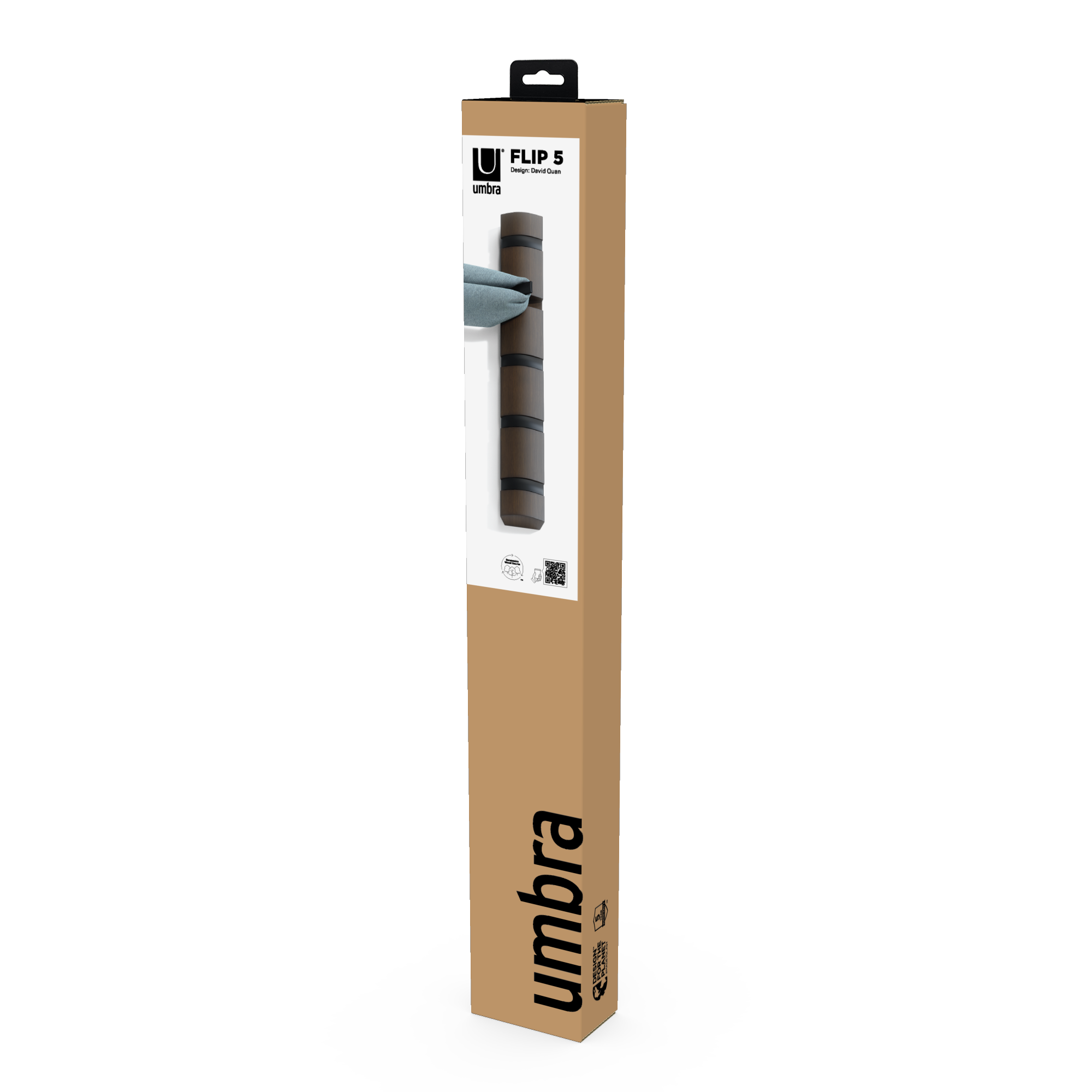 PXUB : Umbra FLIP 5 HOOK l Black/Walnut l