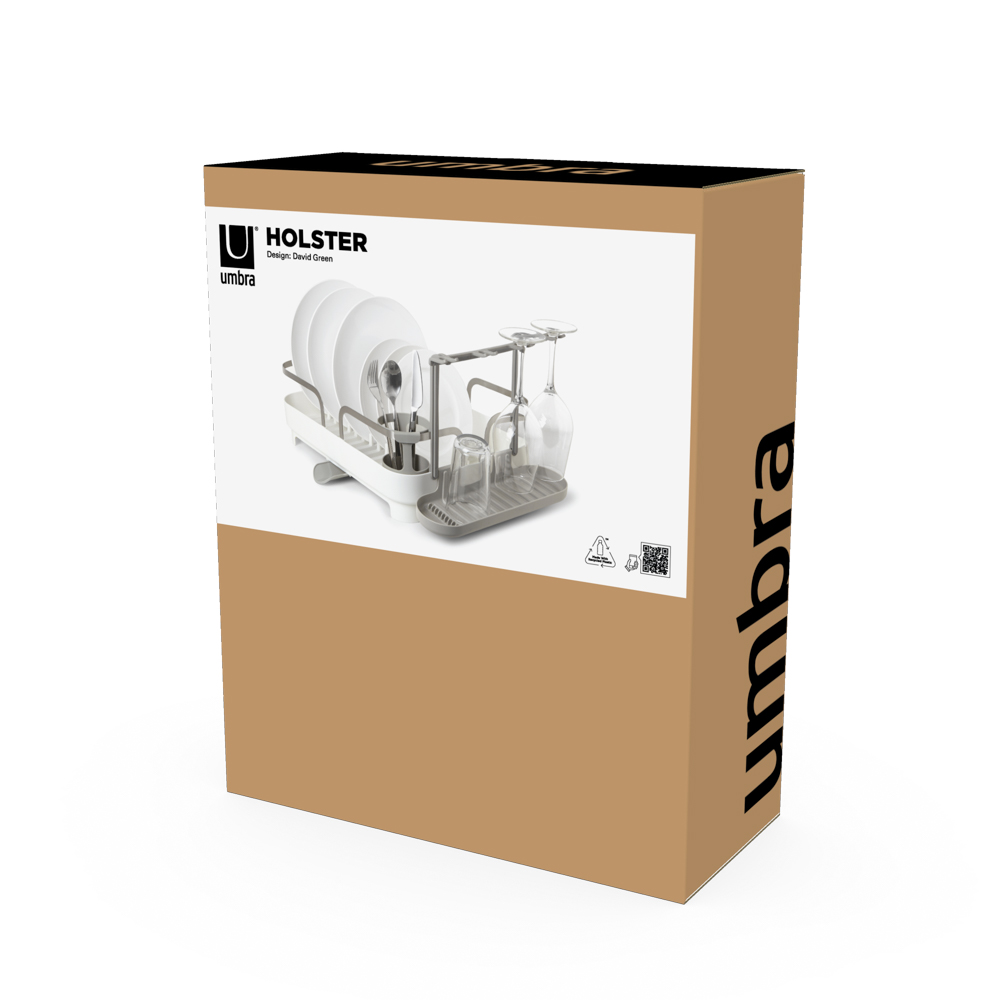PXUB: Umbra HOLSTER DISH RACK WHITE