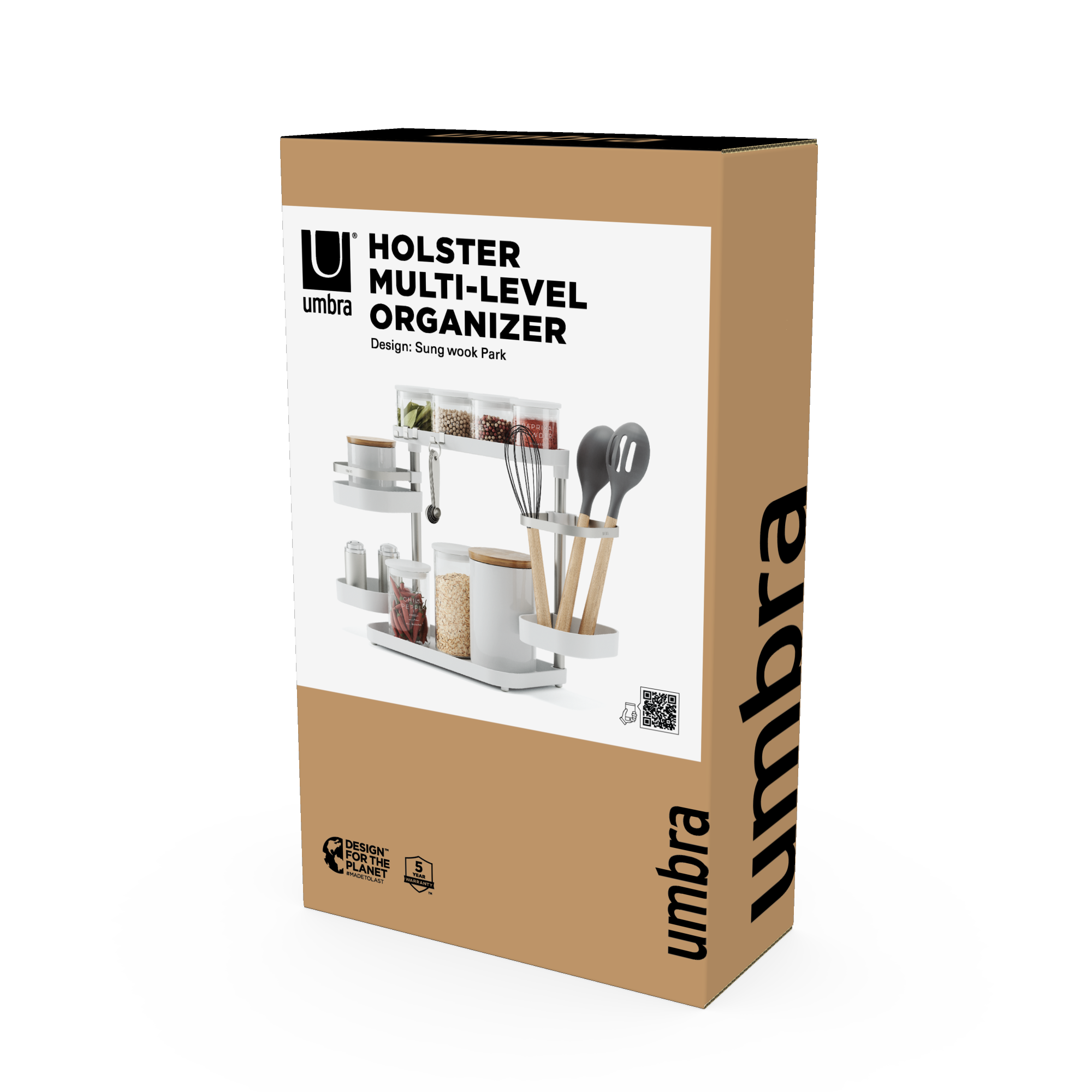 PXUB: Umbra HOLSTER MULTI-LEVEL ORG WHT/NKL