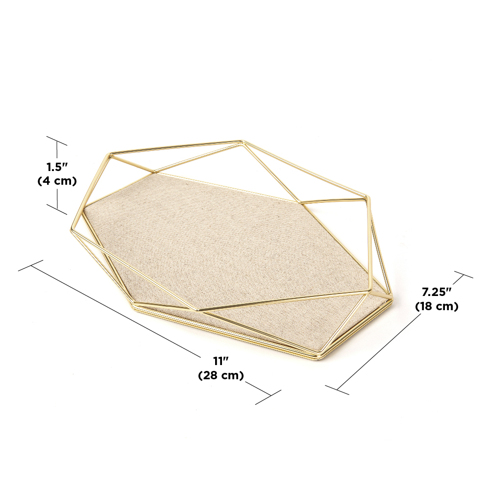 PXUB: Umbra PRISMA JWL TRAY MAT BRAS