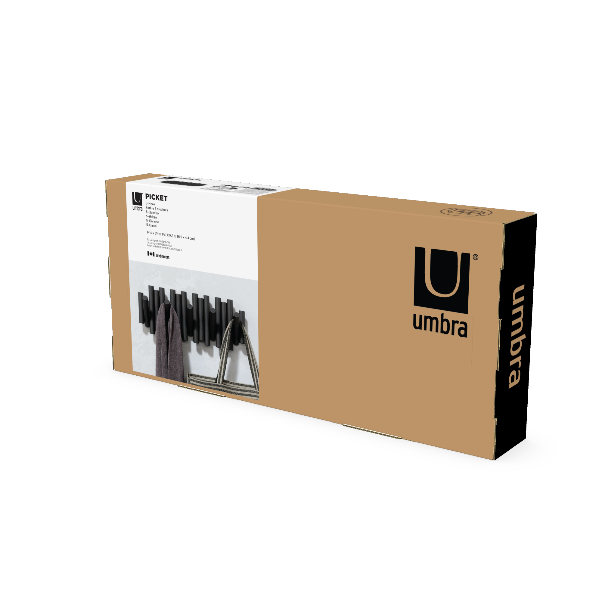 PXUB : Umbra PICKET RAIL HOOK l Black l