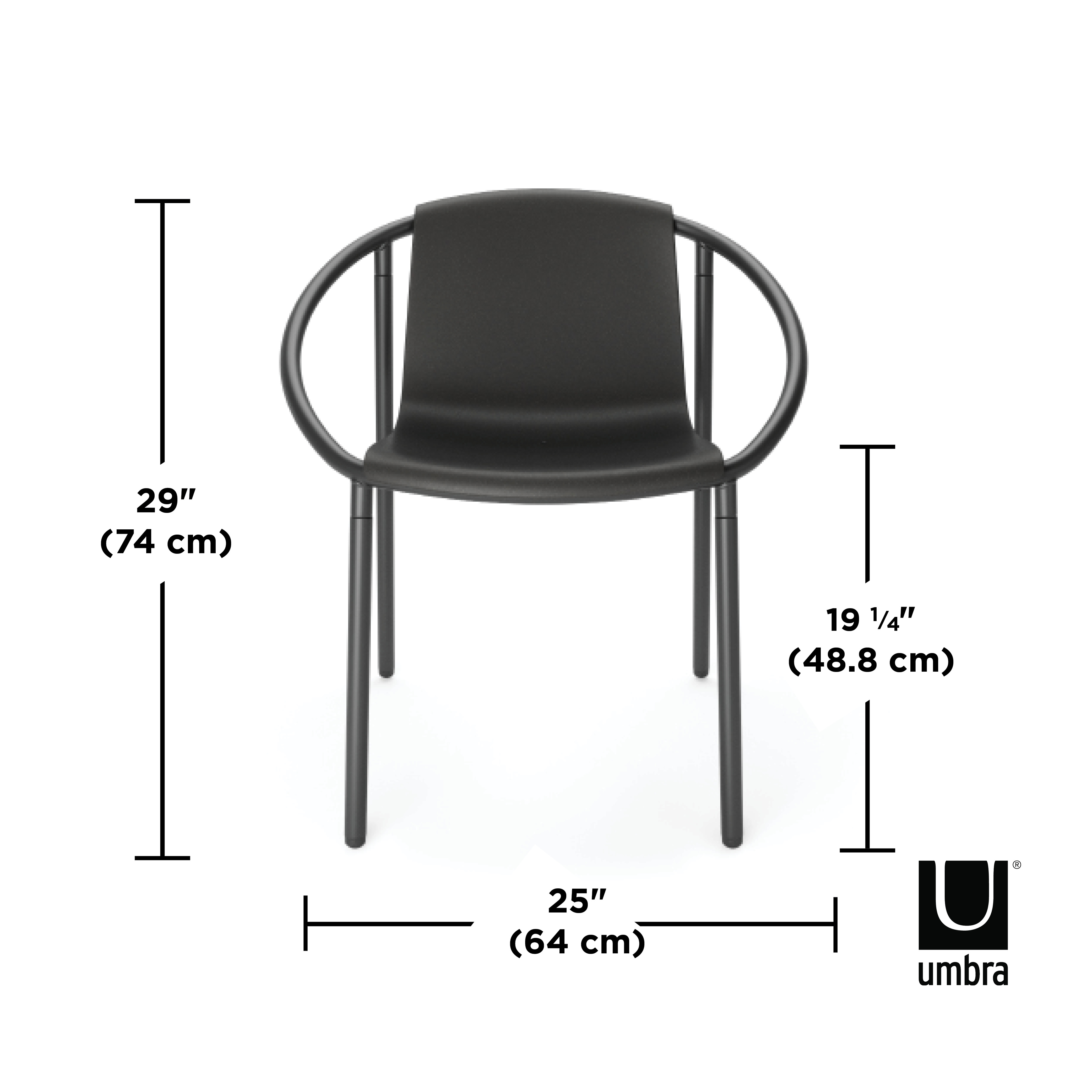 PXUB: Umbra RINGO CHAIR BLACK