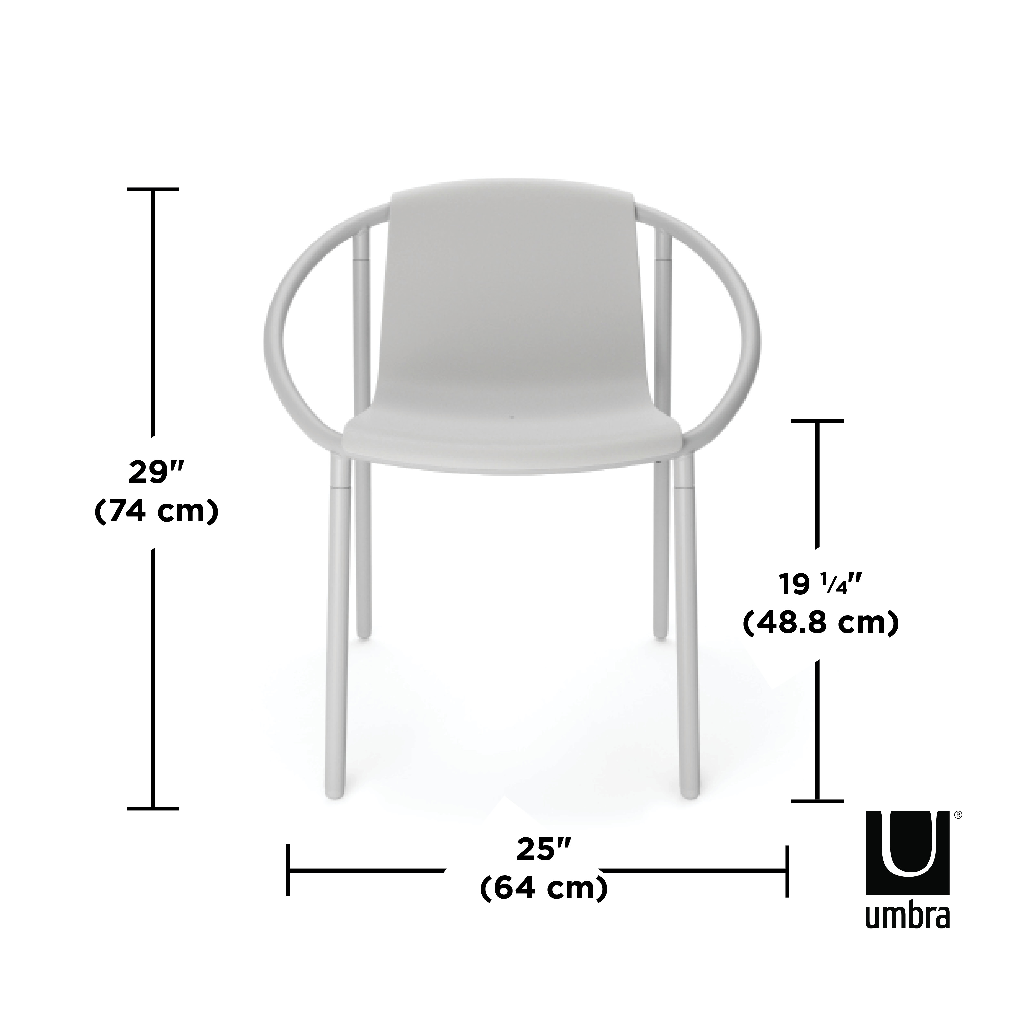 PXUB: Umbra RINGO CHAIR GREY