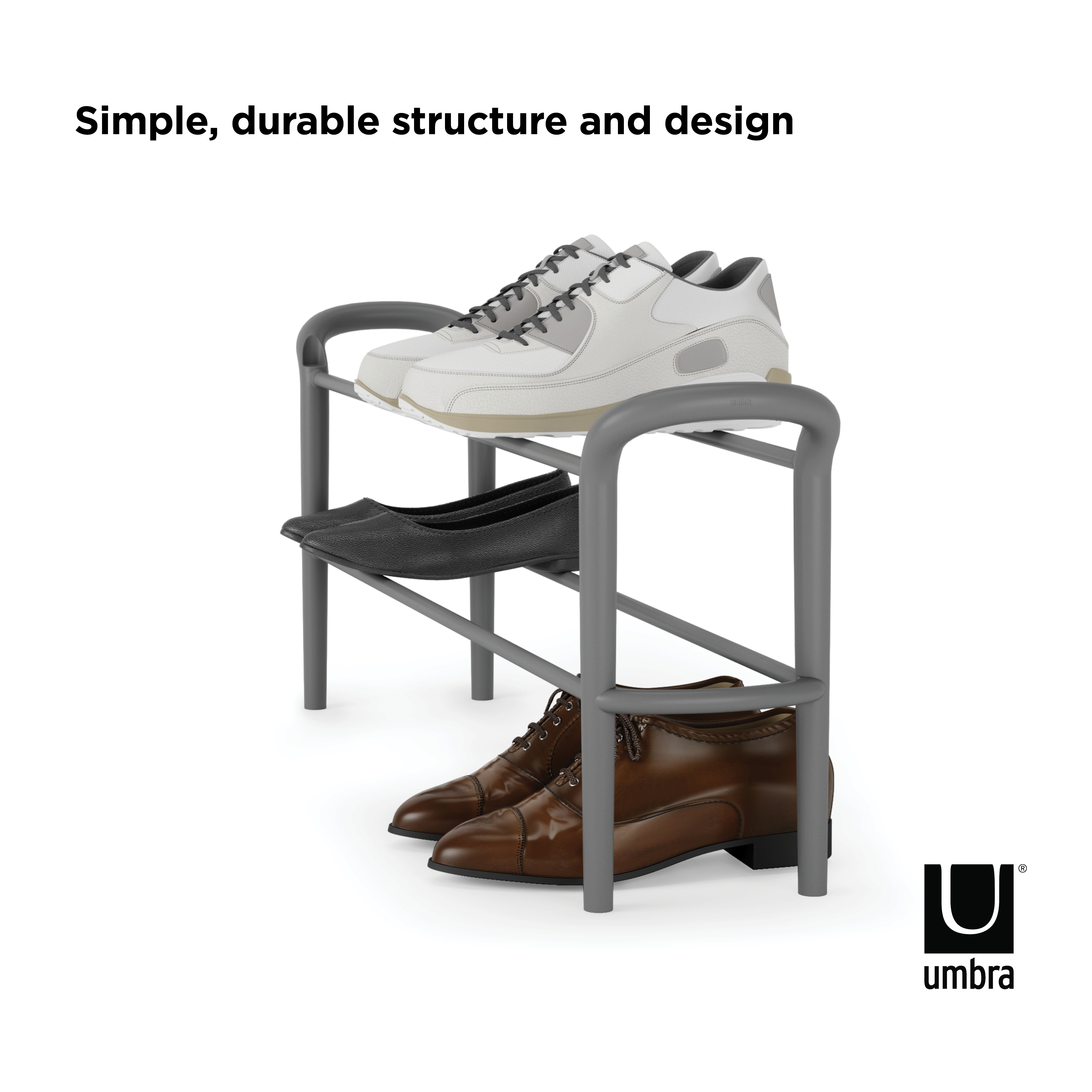 PXUB: Umbra SHOESTACK CHARCOAL