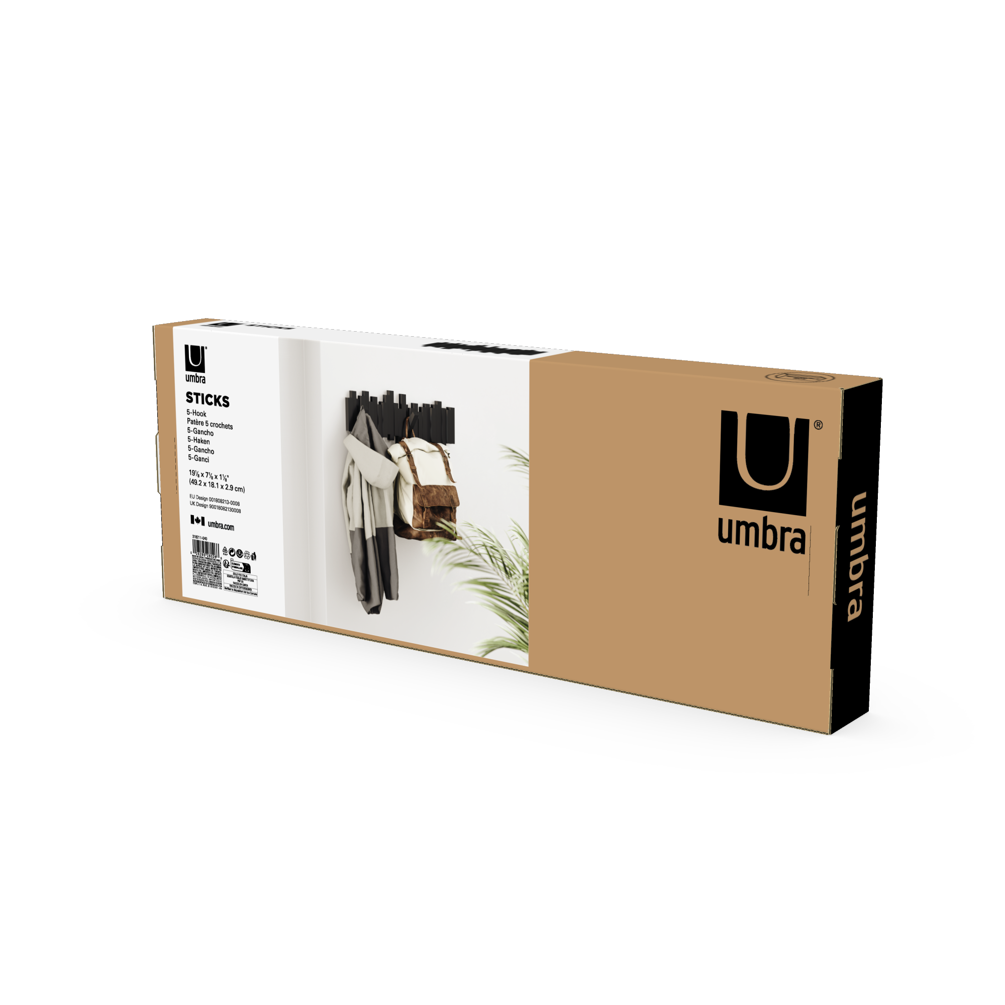 PXUB: Umbra STICKS MULTI HOOK BLACK