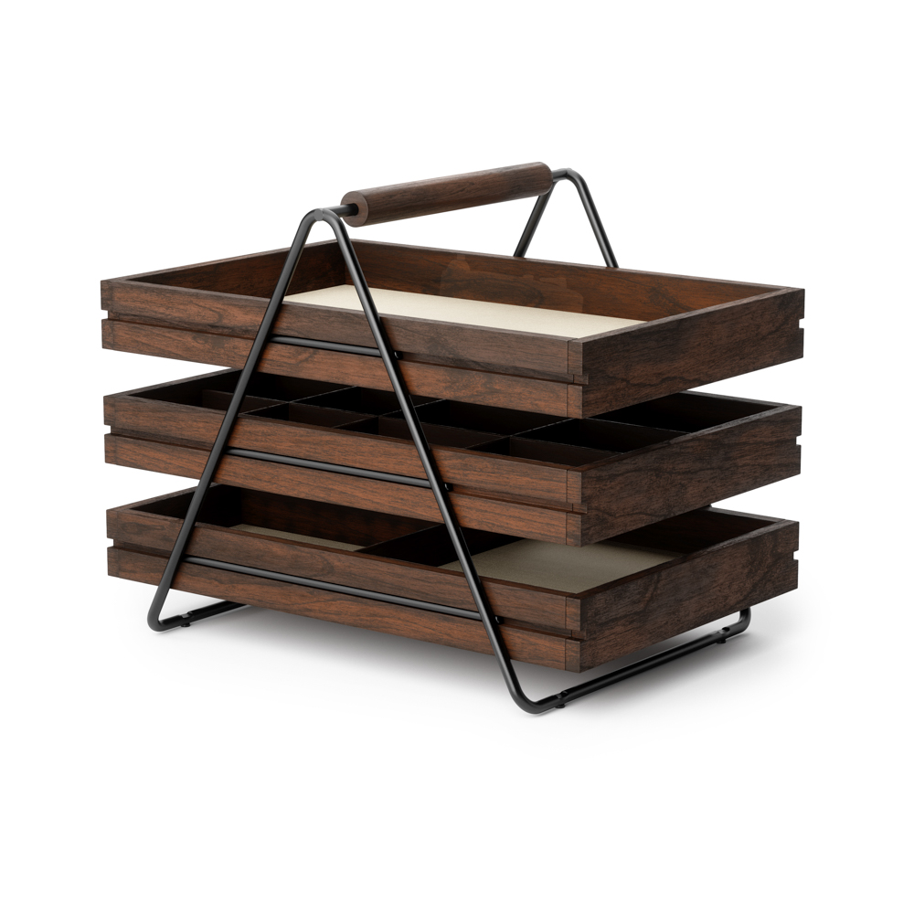 PXUB: Umbra TERRACE JWL TRAY BLK/WAL