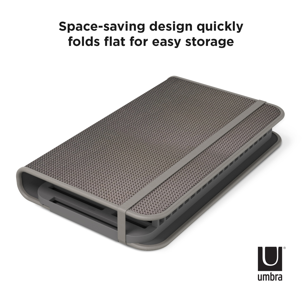 PXUB: Umbra UDRY DISHRACK W/ DRY MAT CHARCOAL