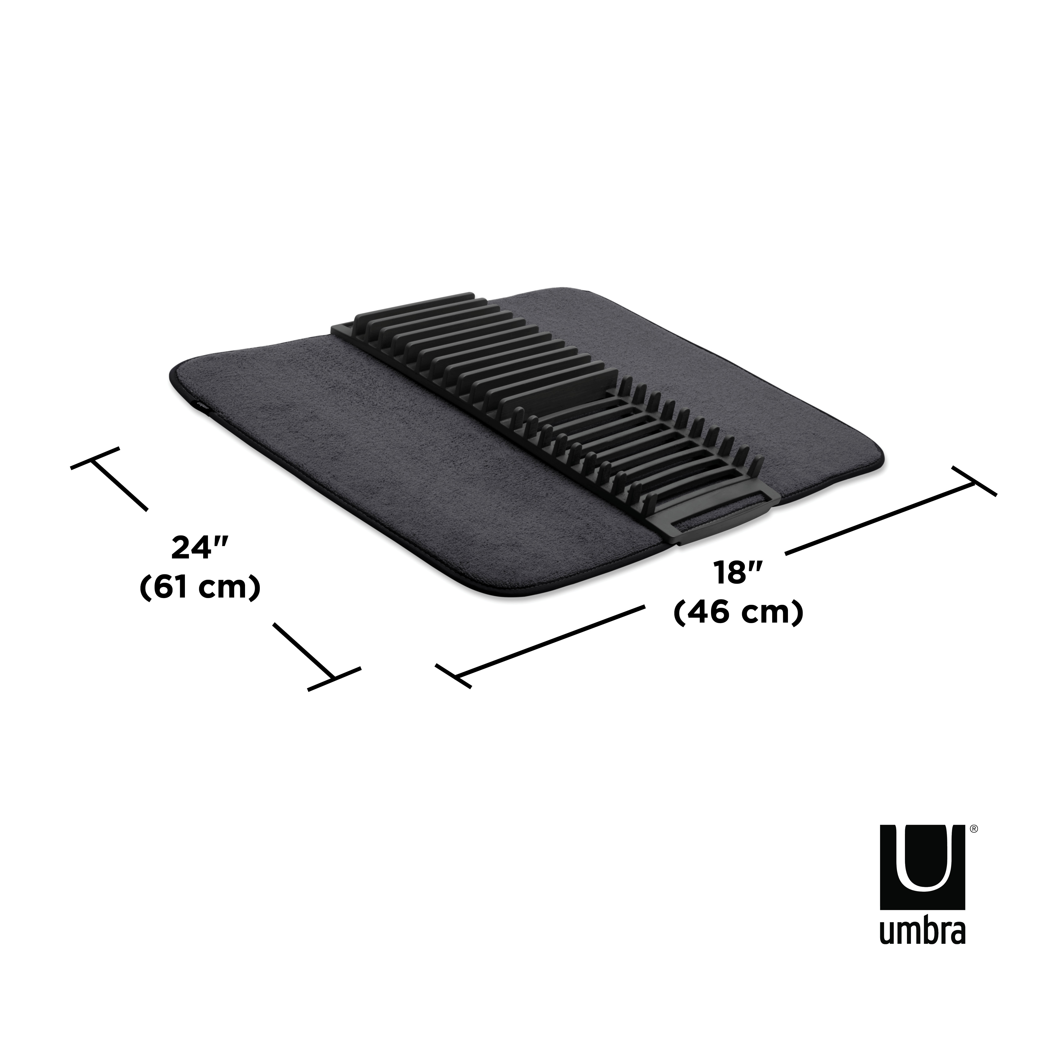PXUB: Umbra UDRY DRYING RACK MAT BLACK