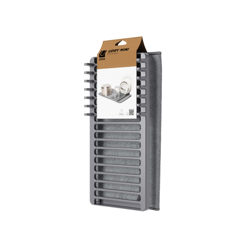 PXUB: Umbra UDRY MINI DRYING RK MAT CHARCOAL