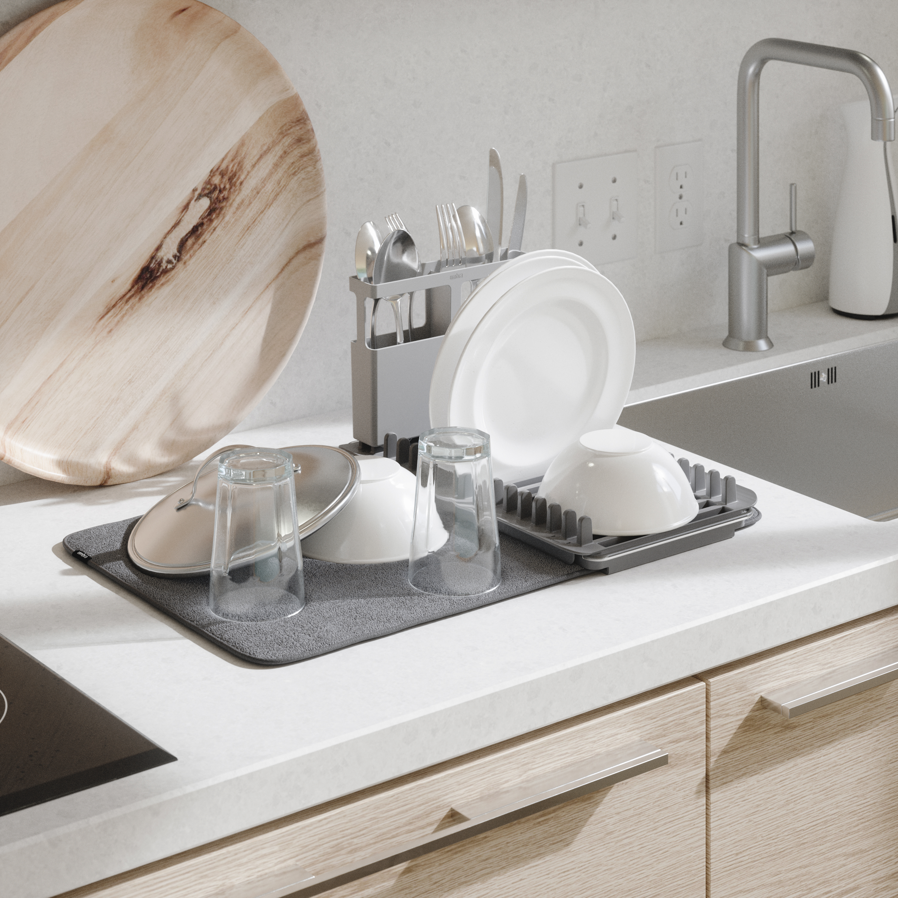 PXUB: Umbra UDRY OVER THE SINK CHARCOAL
