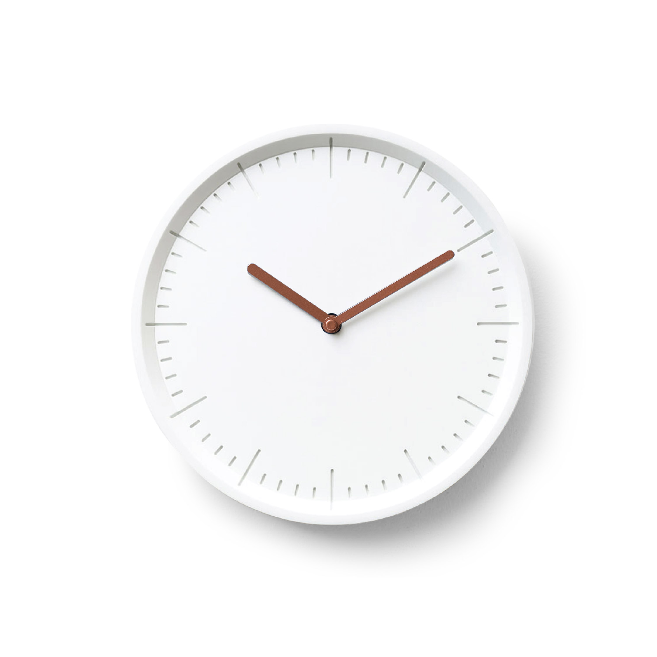 METER- White B.|Copper H. wall clock