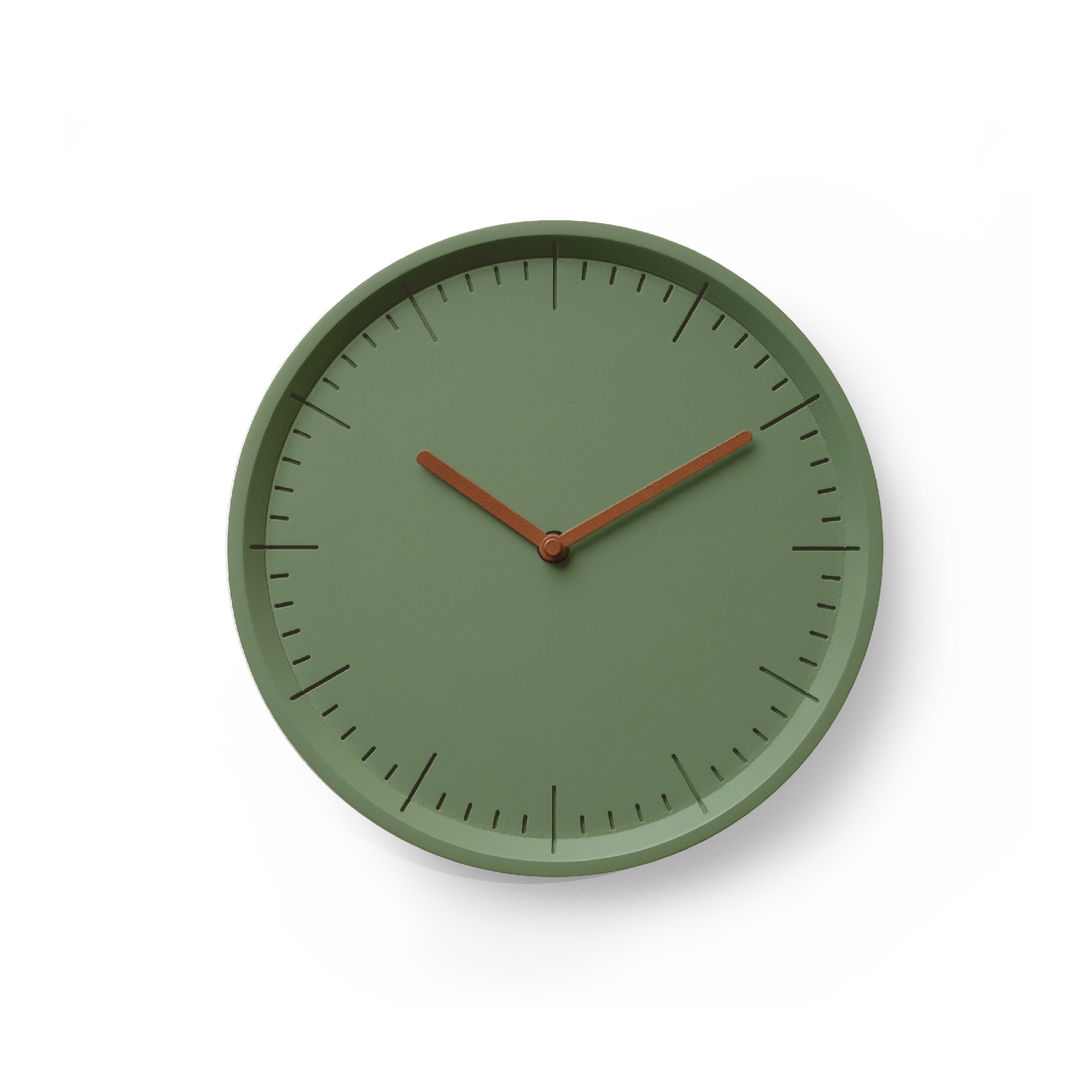 METER Green B. | Copper H. wall clock